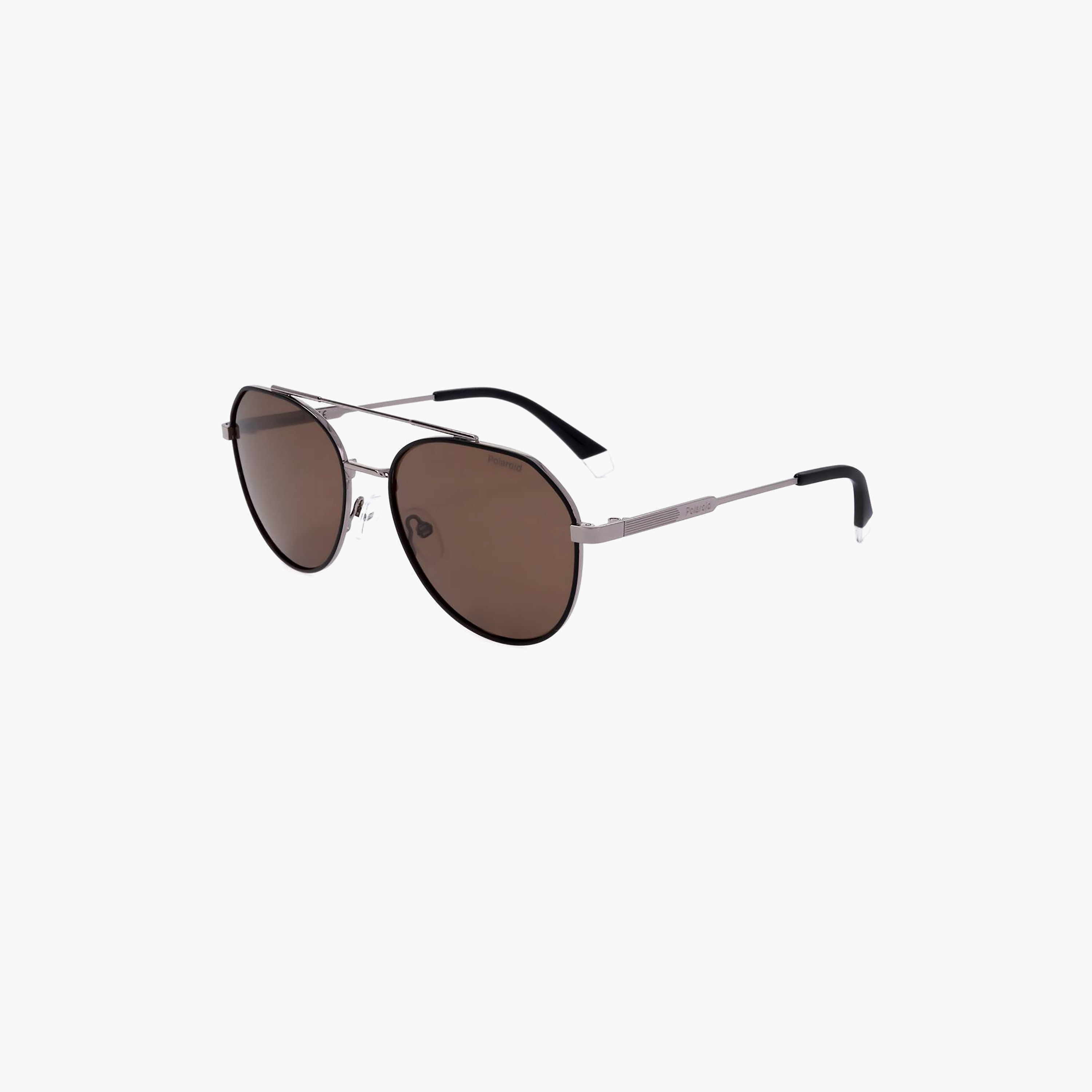 نظارات شمسية بولارويد رجالية بتصميم طيار بني | PLD 4119/S/X 85K-men-sunglasses-image-1