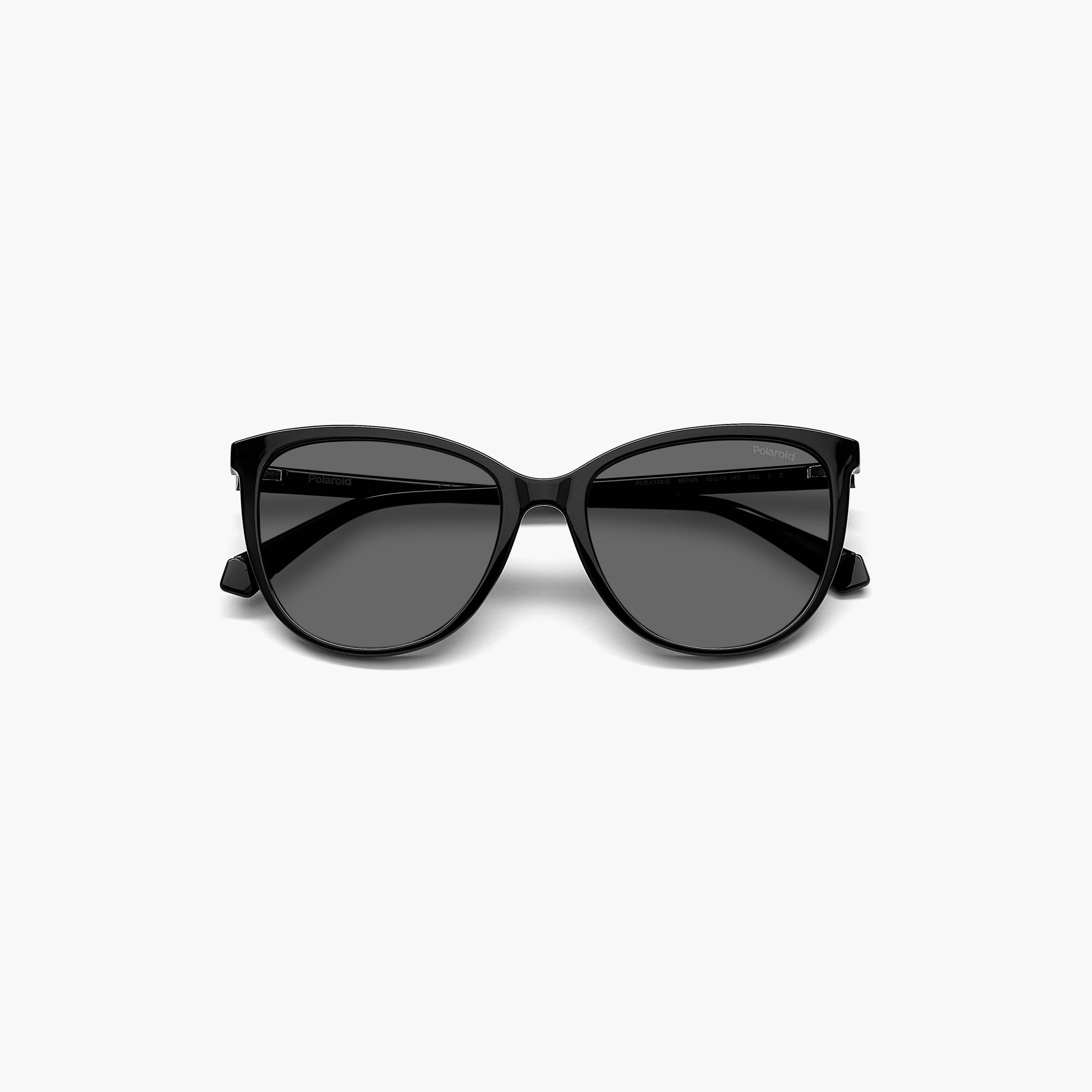 نظارات شمسية سوداء بتصميم عين القطة من بولارويد للنساء | PLD 4138/S 807-women-sunglasses-image-4