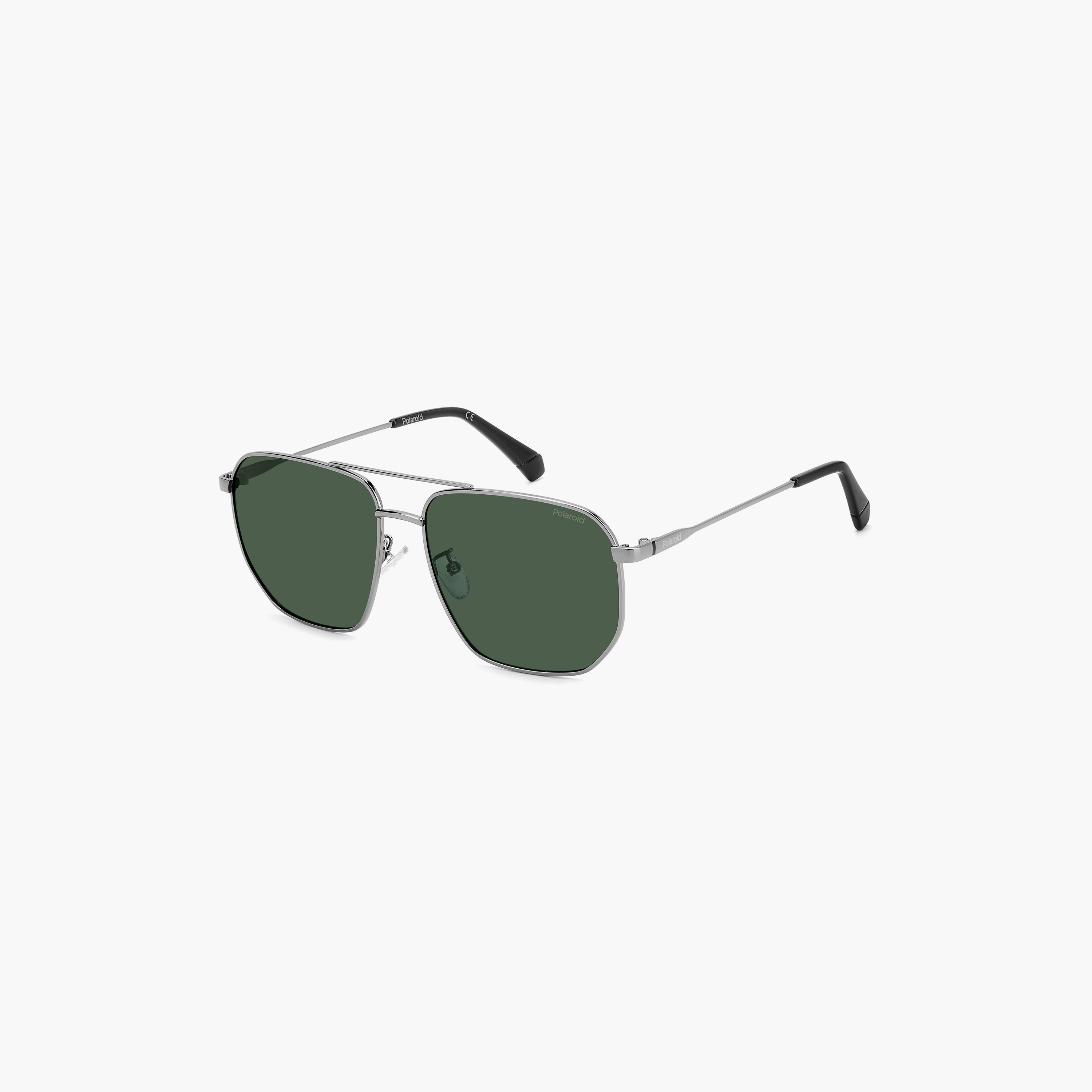 نظارات شمسية بولارويد رجالية بتصميم طيار أخضر | PLD 4141/G/S/X 6LB-men-sunglasses-image-1