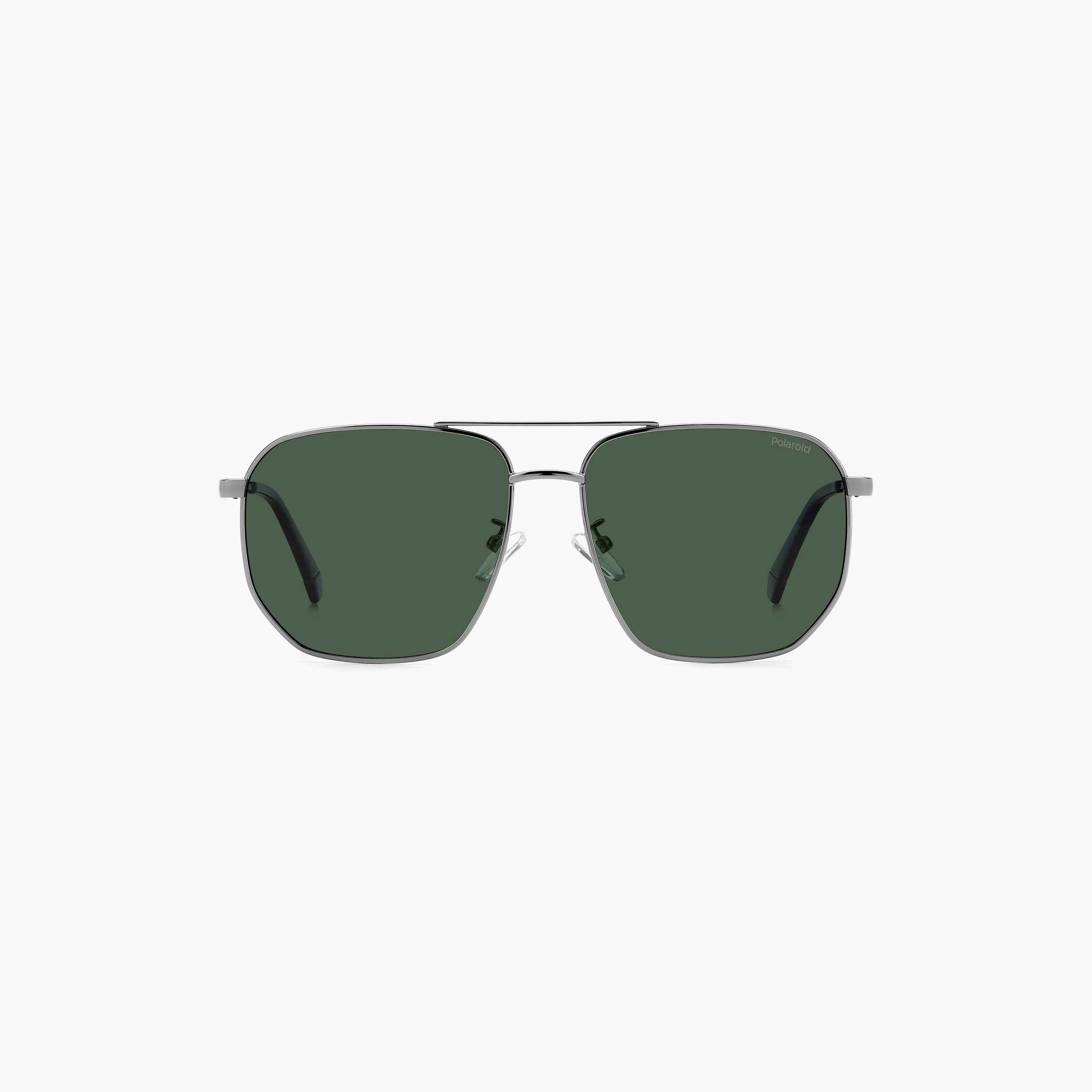 نظارات شمسية بولارويد رجالية بتصميم طيار أخضر | PLD 4141/G/S/X 6LB-men-sunglasses-image-3