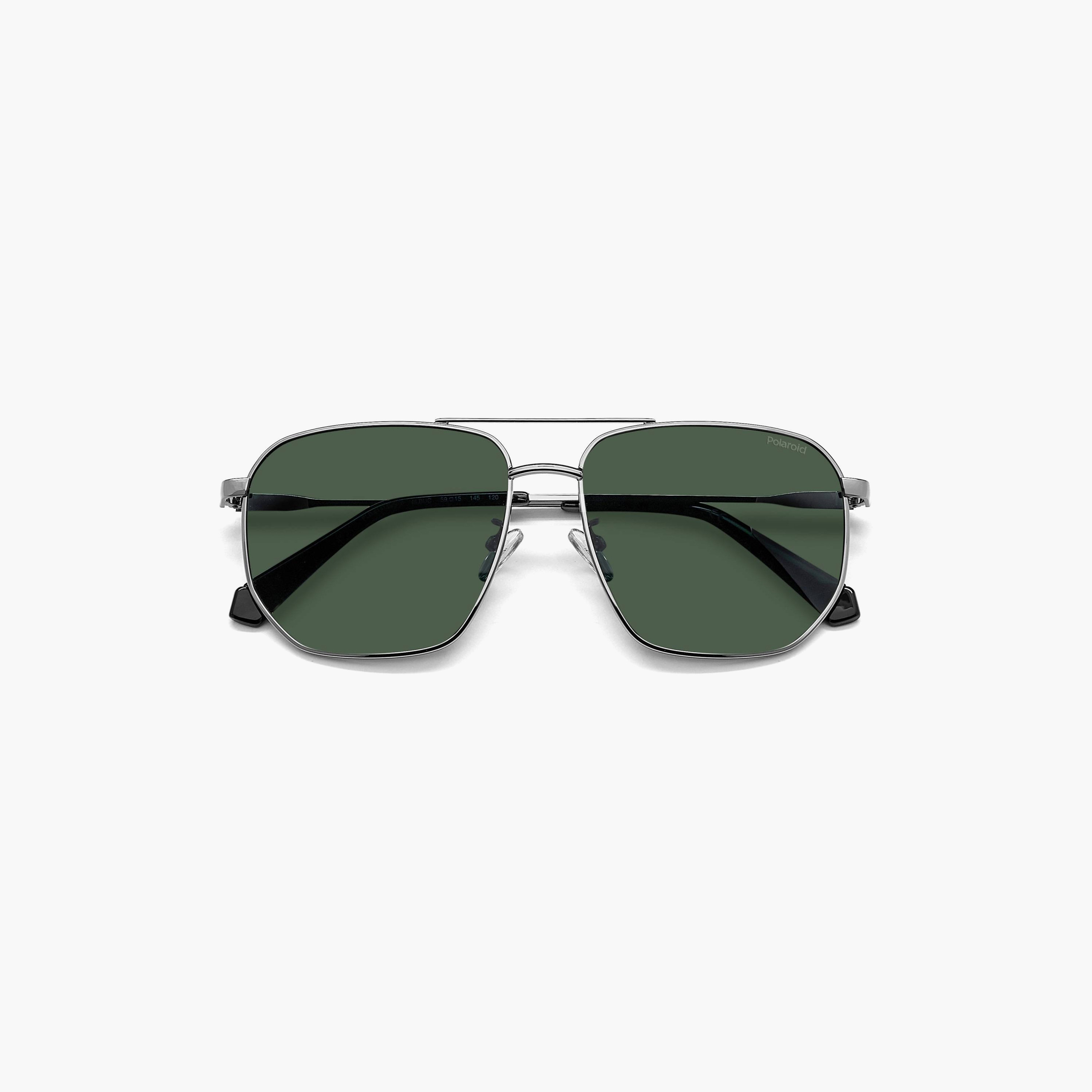 نظارات شمسية بولارويد رجالية بتصميم طيار أخضر | PLD 4141/G/S/X 6LB-men-sunglasses-image-4