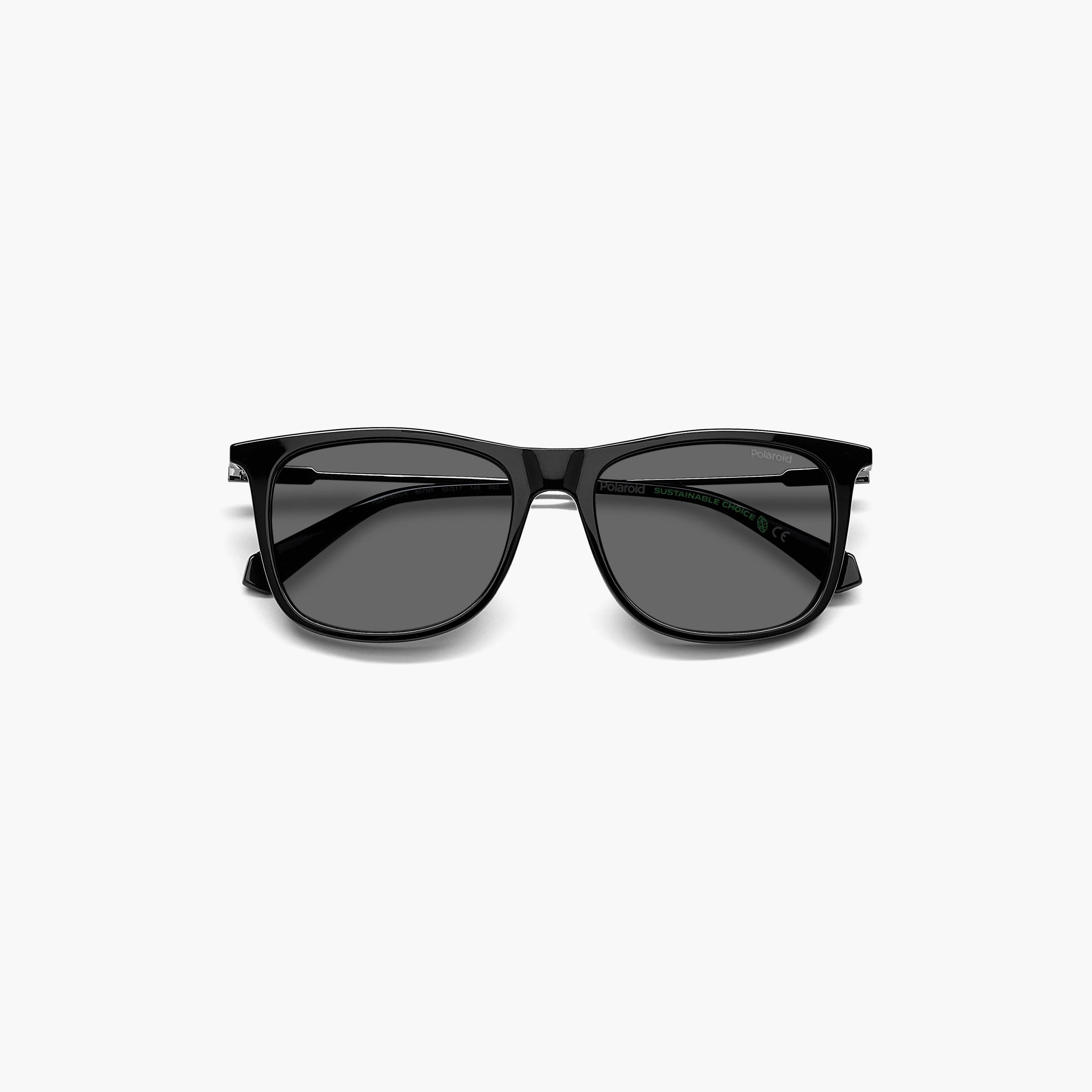 نظارات شمسية بولارويد رجالية رمادية بتصميم وايفارير ومربع | PLD 4145/S/X-men-sunglasses-image-4