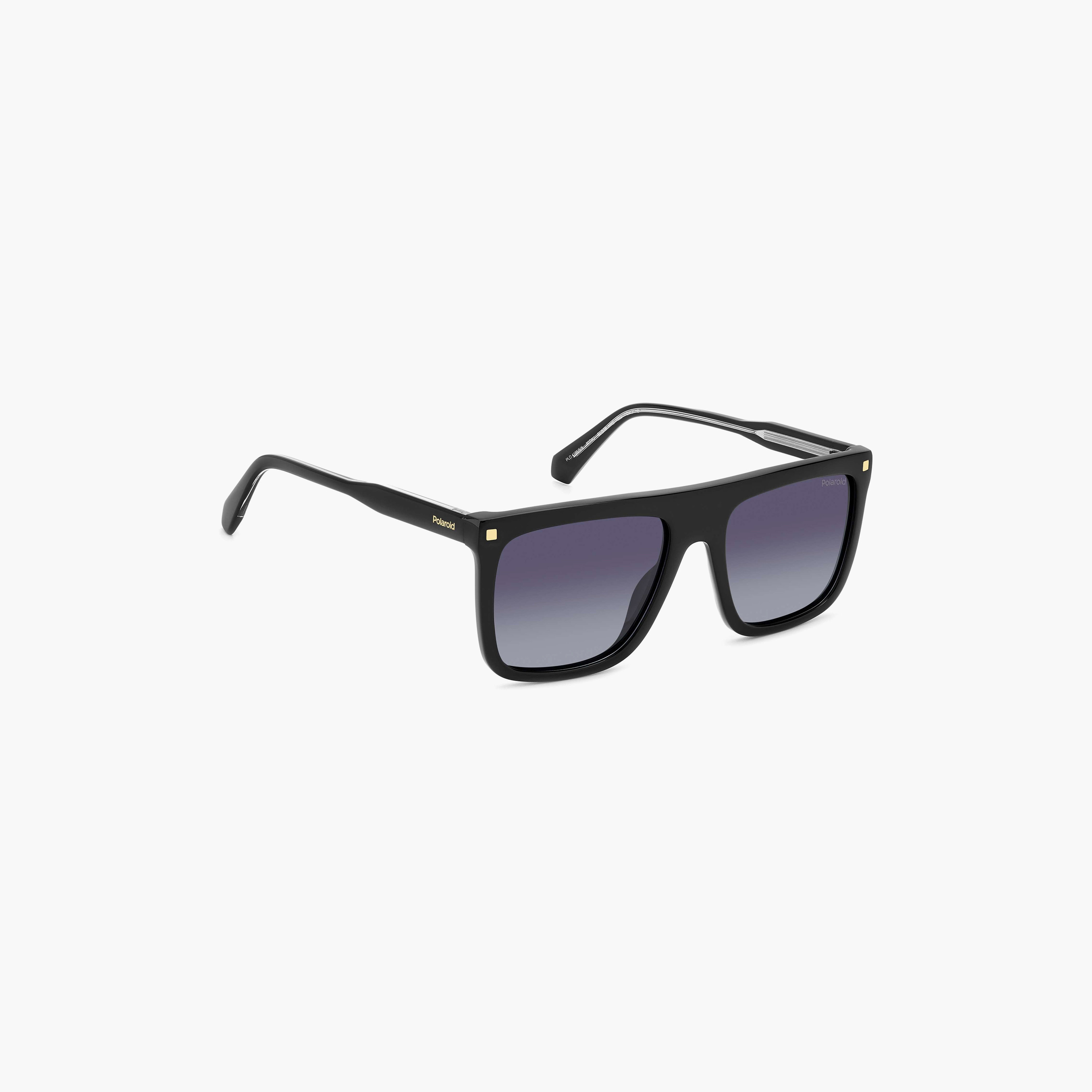 نظارات شمسية بولارويد للجنسين بتصميم وايفارير ومربع بنفسجي | PLD 4166/S/X 807-men-sunglasses-image-2