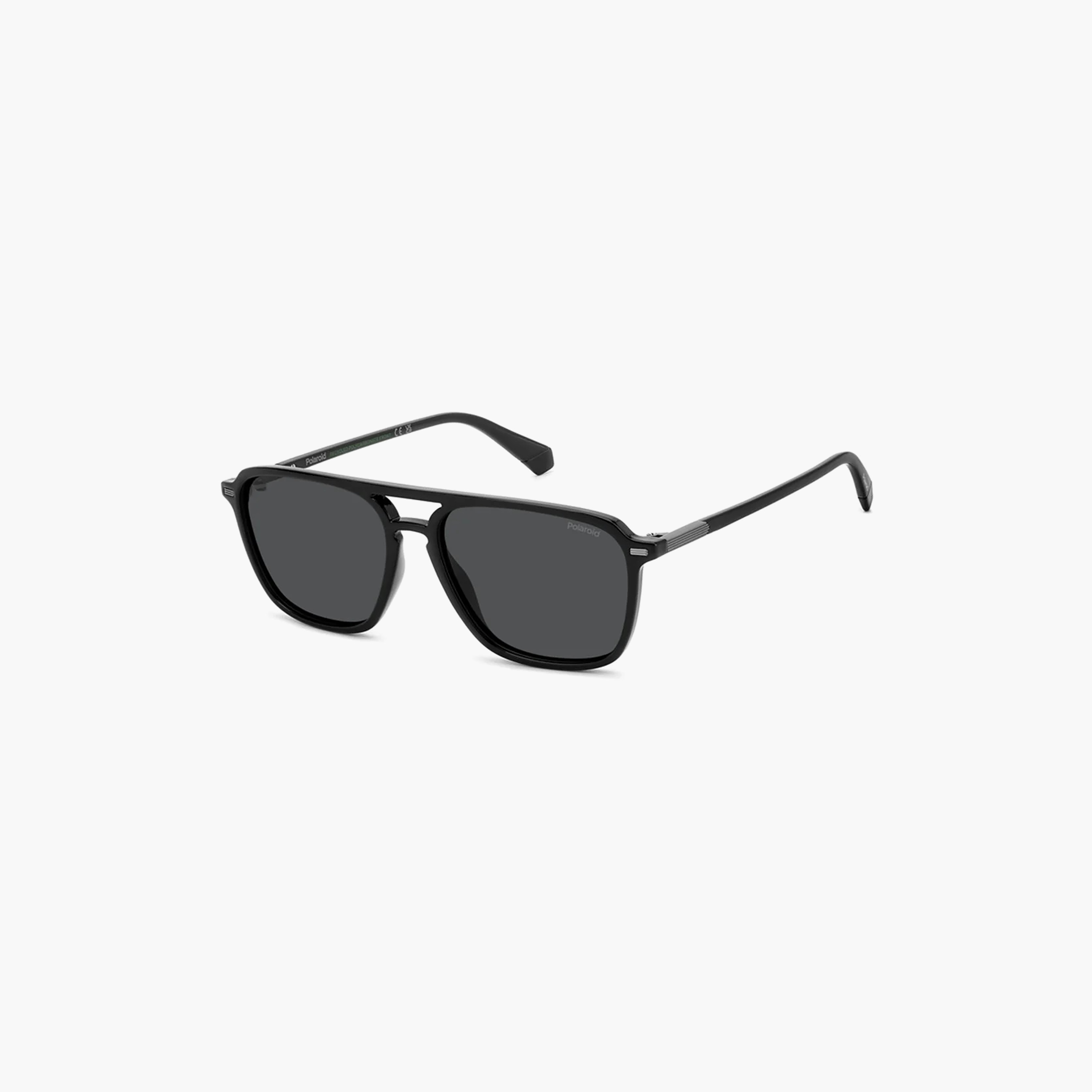 Polaroid Men Rectangle Polorized Black Sunglasses | PLD 4182/S/X  807-men-sunglasses-image-1