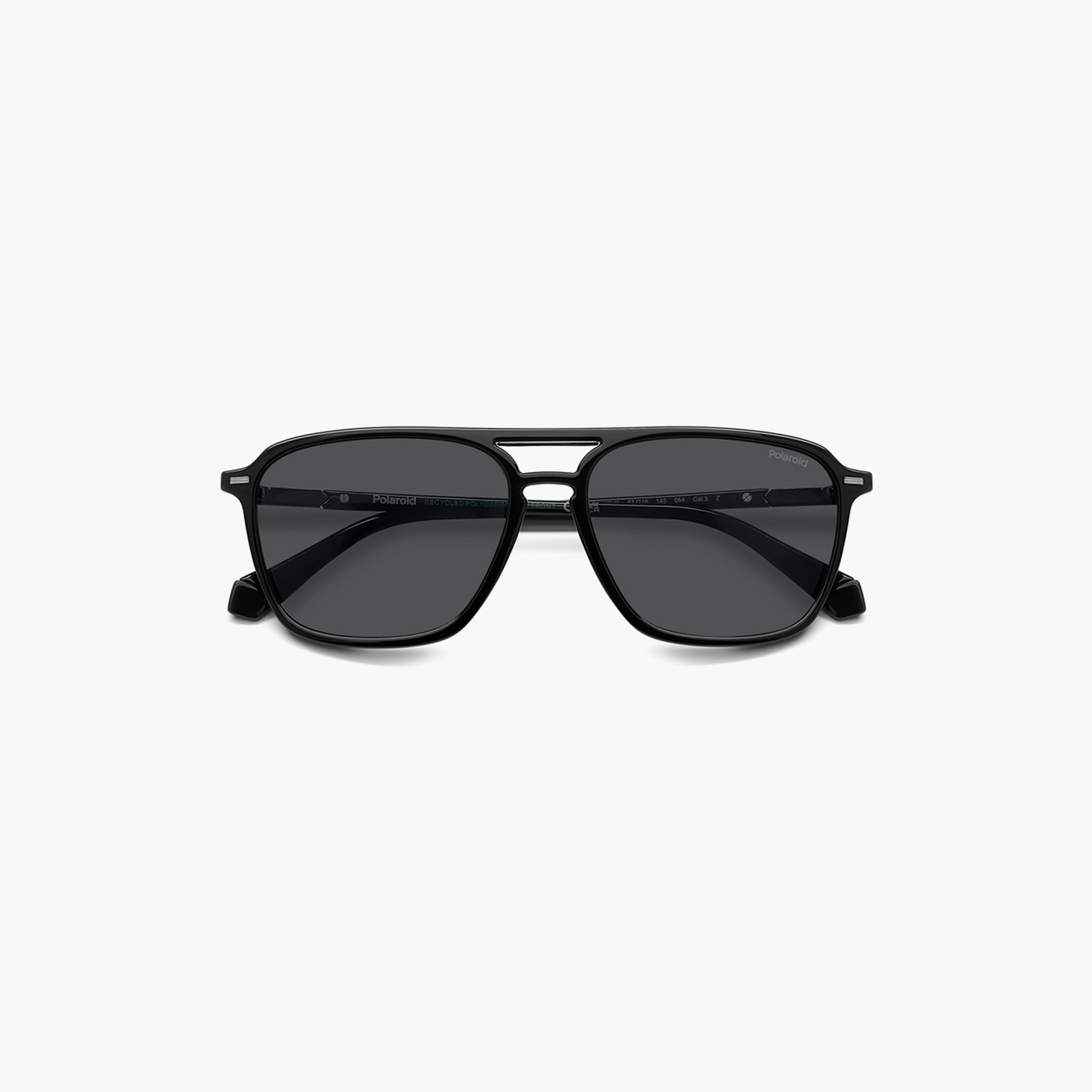 Polaroid Men Rectangle Polorized Black Sunglasses | PLD 4182/S/X  807-men-sunglasses-image-3