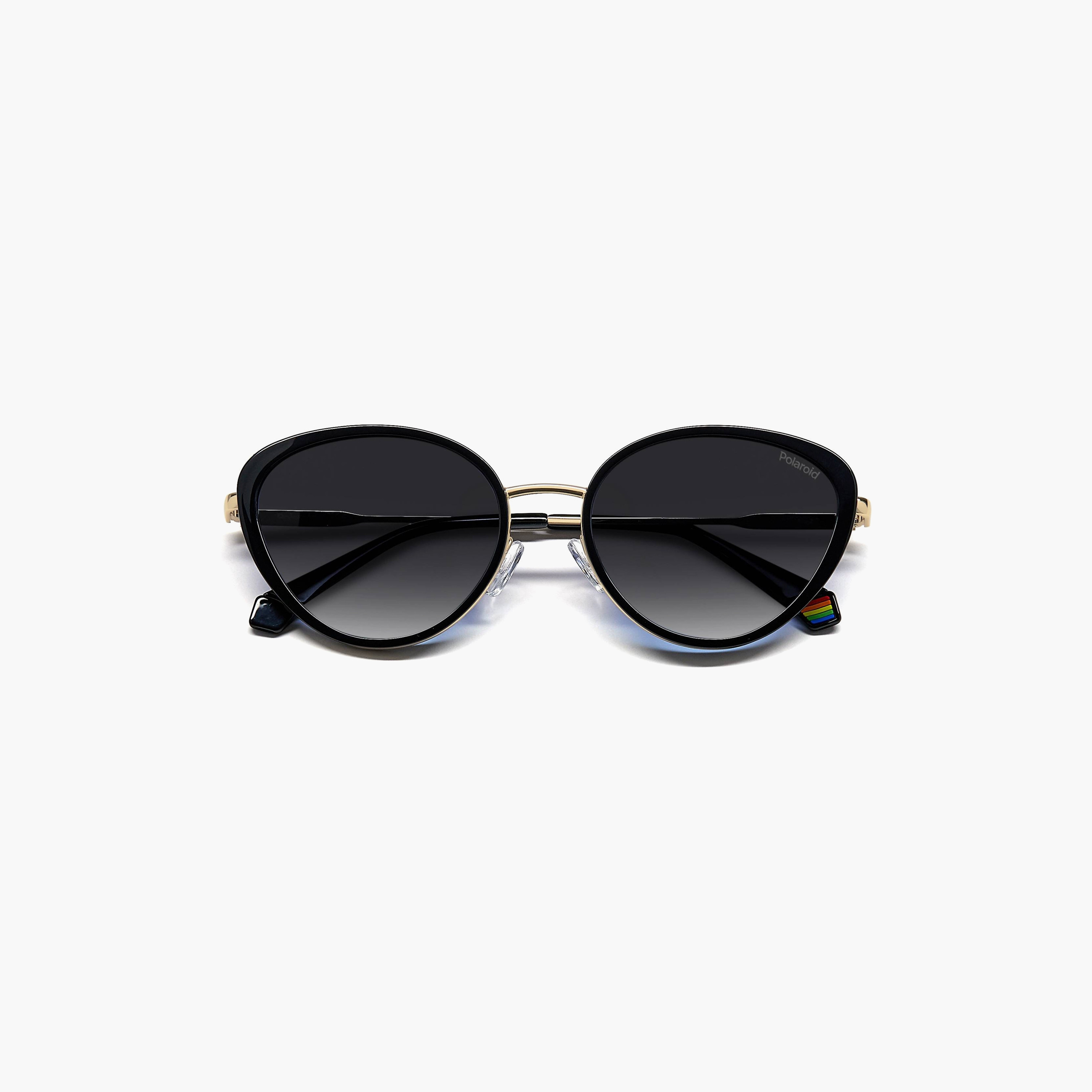 نظارات شمسية بولارويد رمادية بتصميم عين القطة للنساء | PLD 6145/S-women-sunglasses-image-4