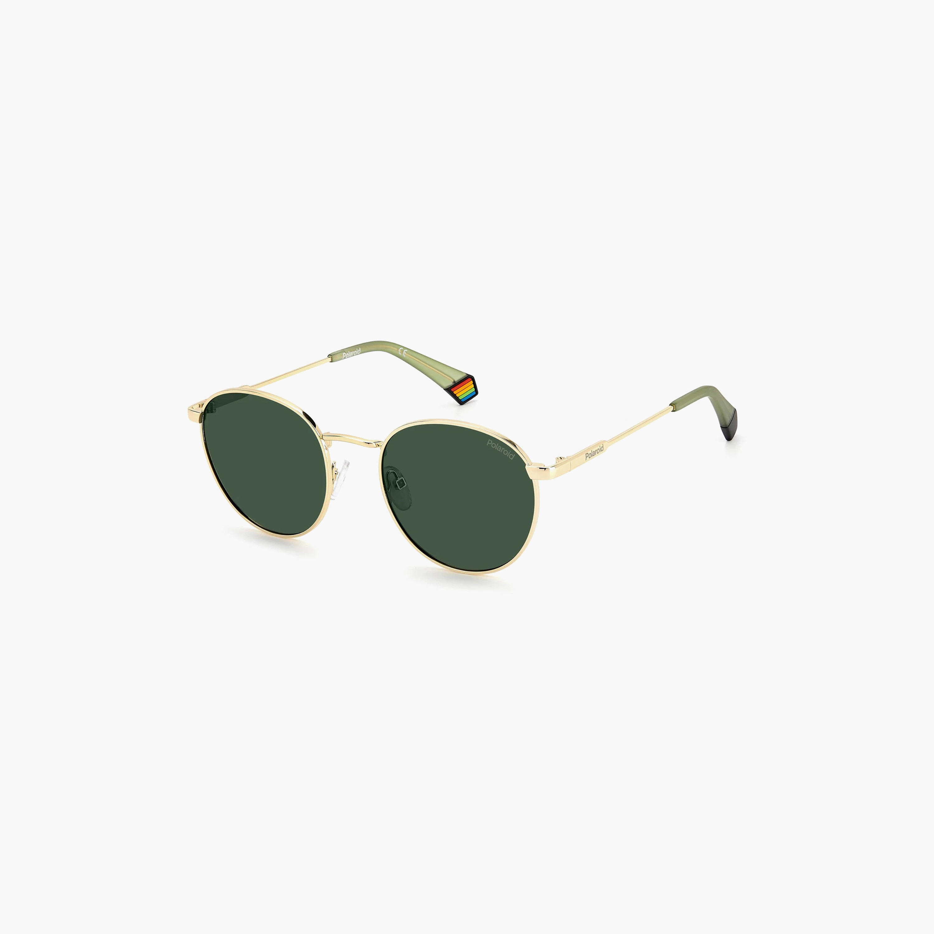 Polaroid Unisex Round & Oval Polarized Green Sunglasses | PLD 6171/S J5G-men-sunglasses-image-1