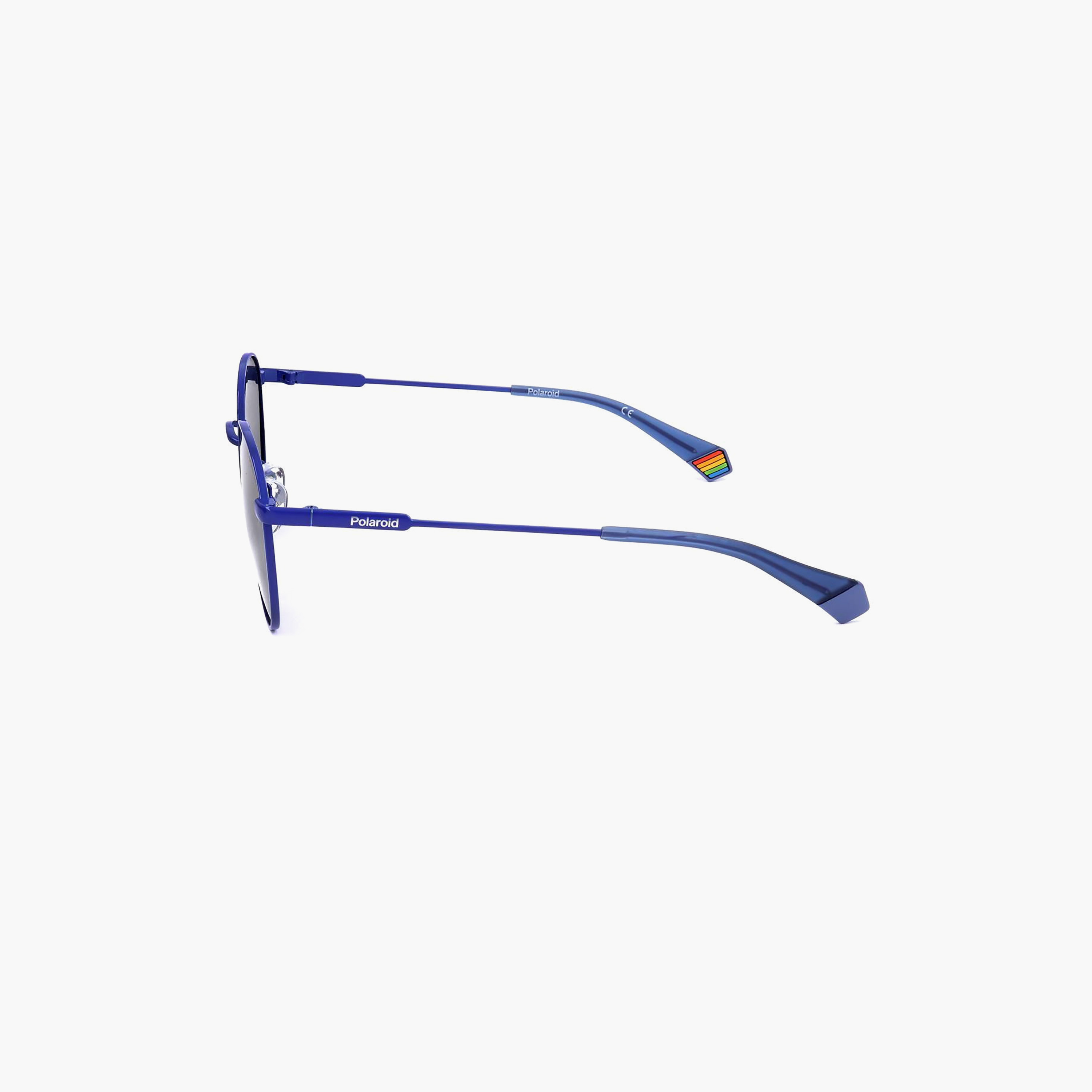 Polaroid Unisex Round & Oval Polarized Blue Sunglasses | PLD 6171/S PJP-men-sunglasses-image-2