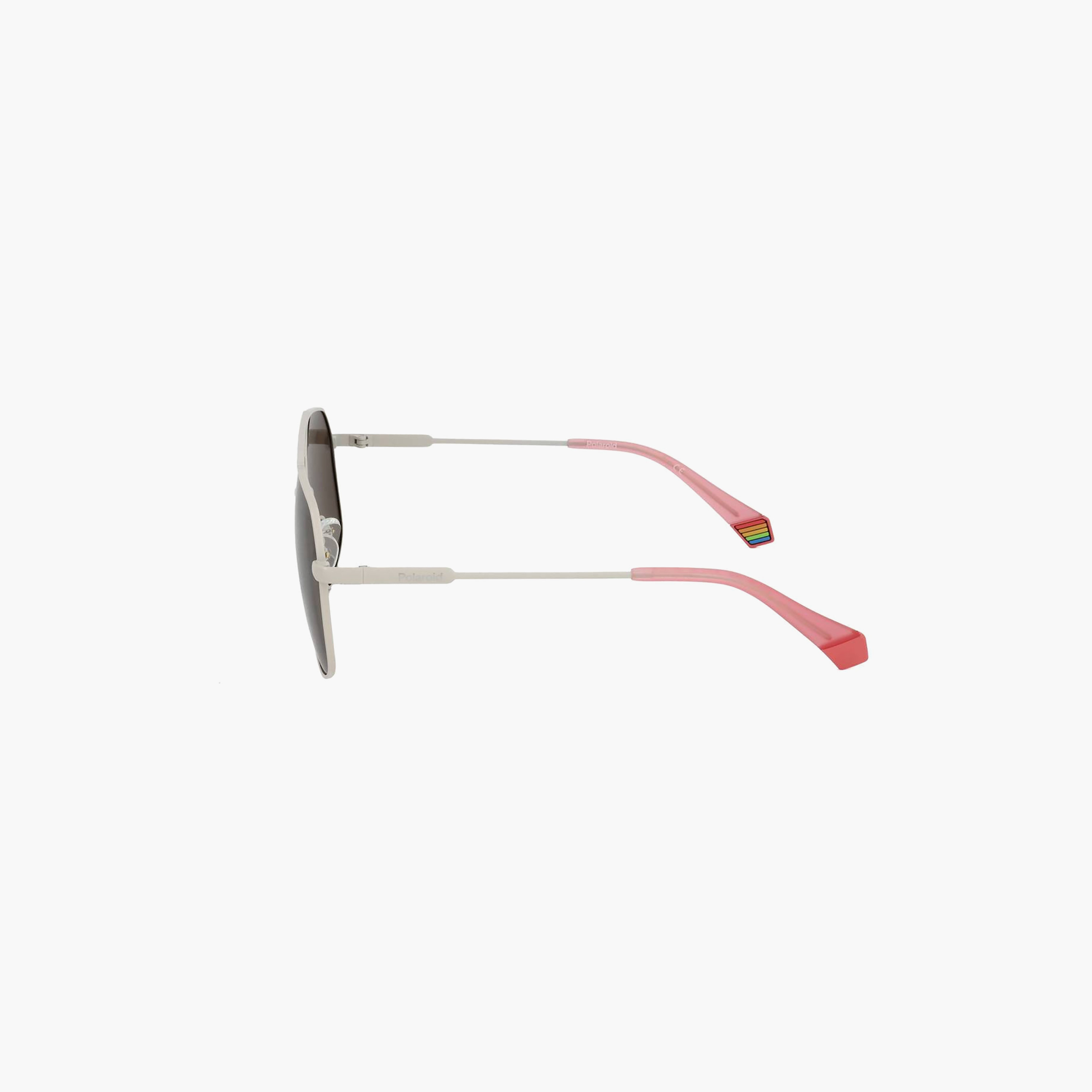 نظارات شمسية بولارويد للجنسين بتصميم طيار، لون بني مستقطب | PLD 6173/S 10A-men-sunglasses-image-2