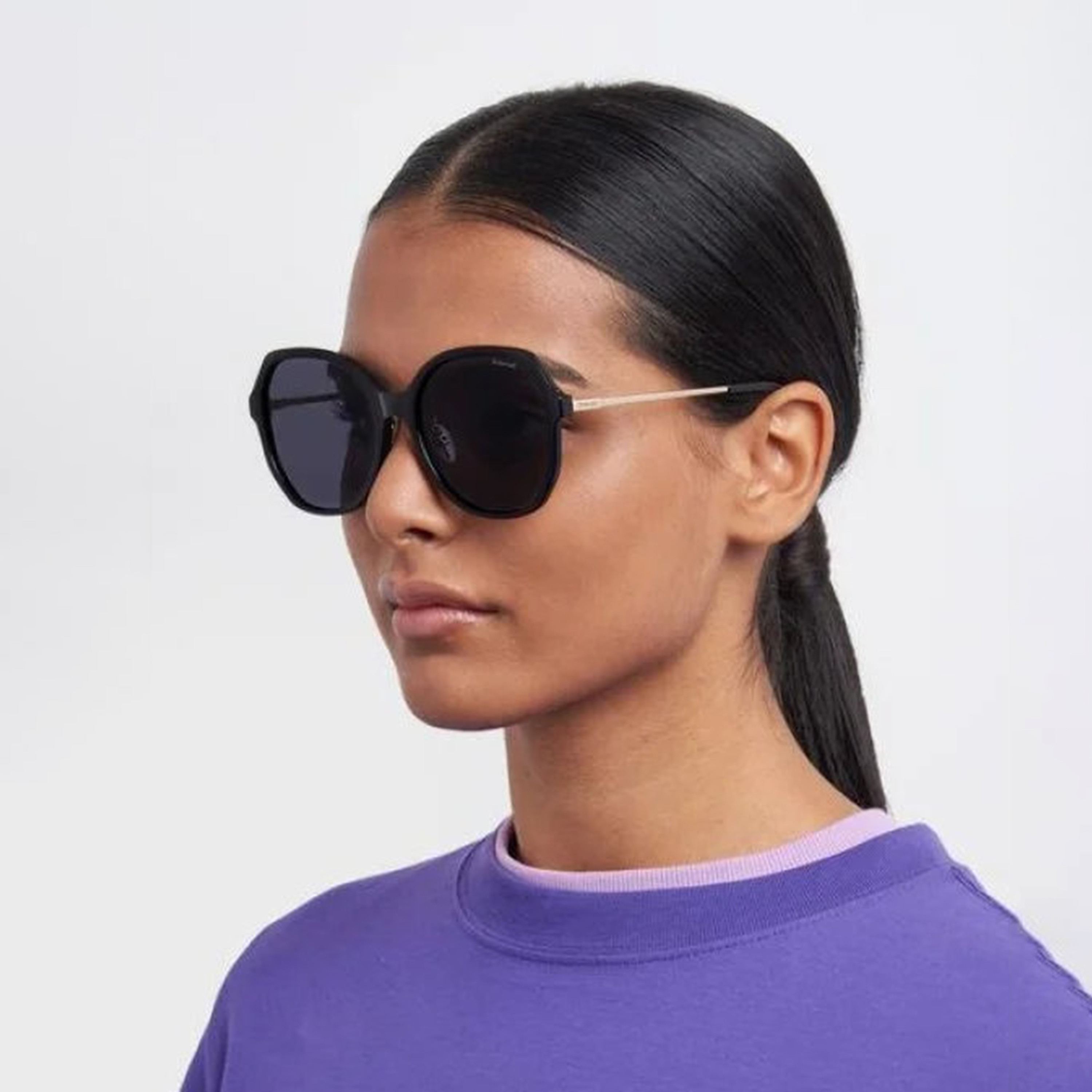 Polaroid Unisex Round & Oval Polarized Grey Sunglasses | PLD 6177/G/S-men-sunglasses-image-5