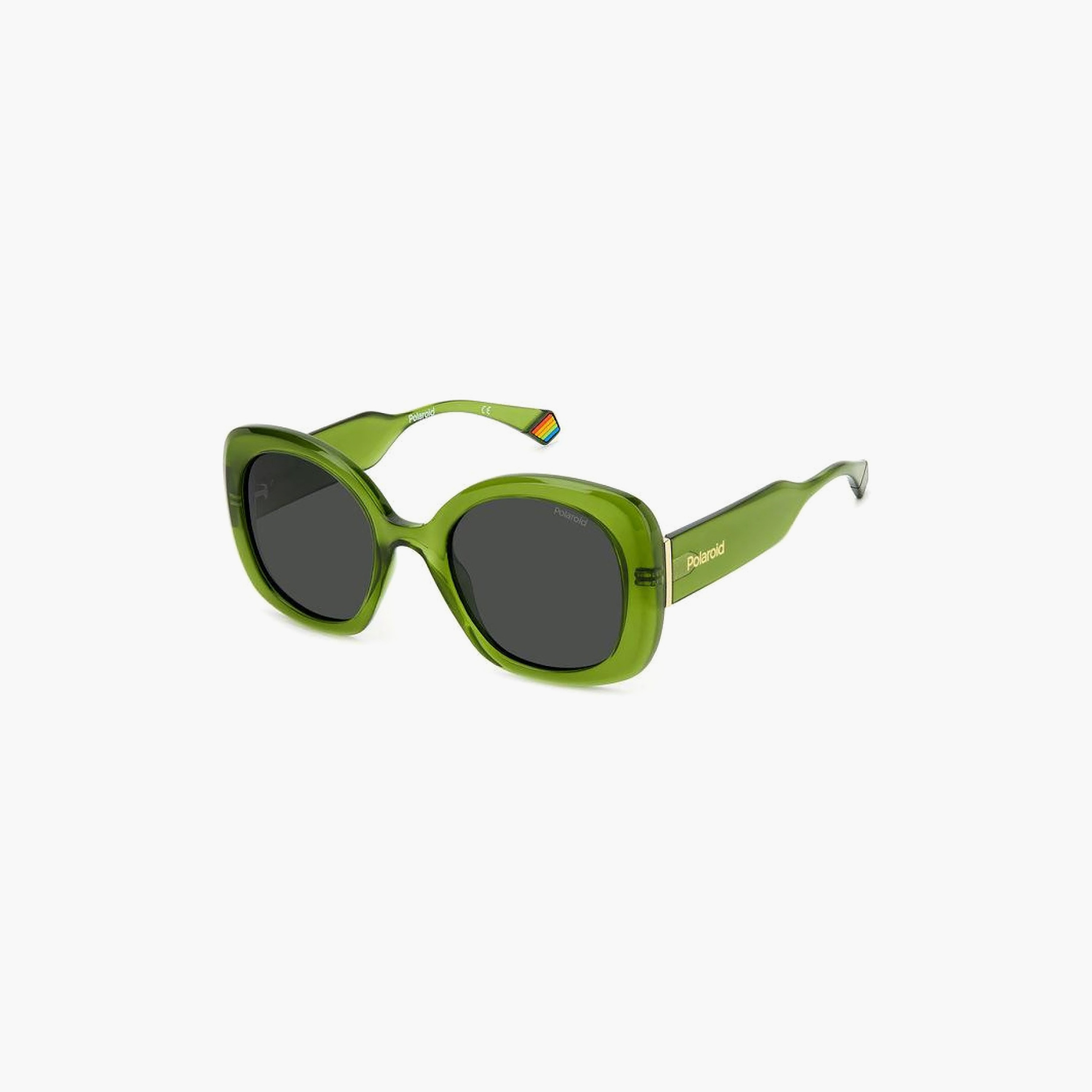نظارات شمسية بولارويد رمادية دائرية وبيضاوية الشكل للرجال | PLD 6190/S-men-sunglasses-image-1
