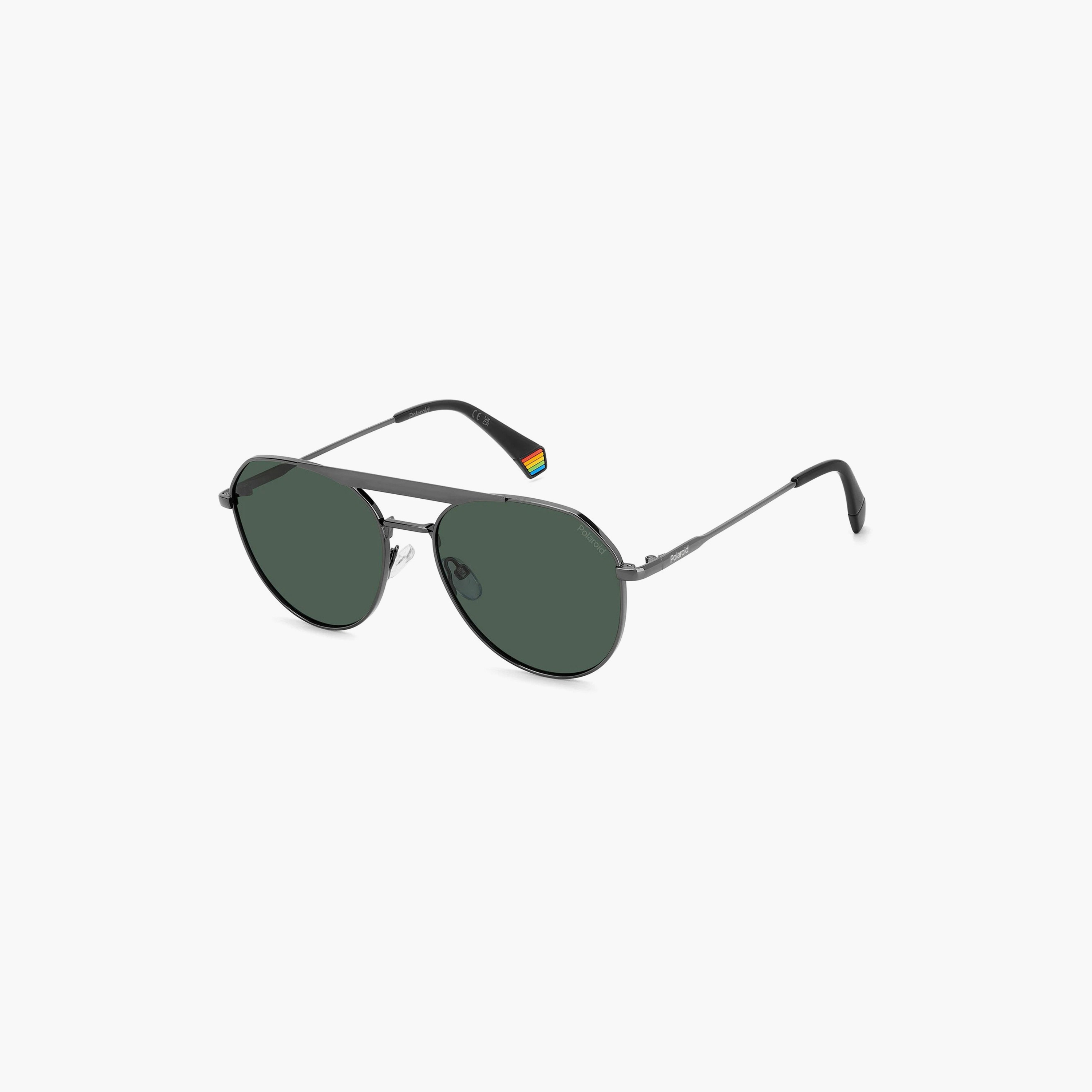 نظارات شمسية بولارويد للجنسين بتصميم طيار وعدسات خضراء مستقطبة | PLD 6211/S/X KJ1-men-sunglasses-image-1