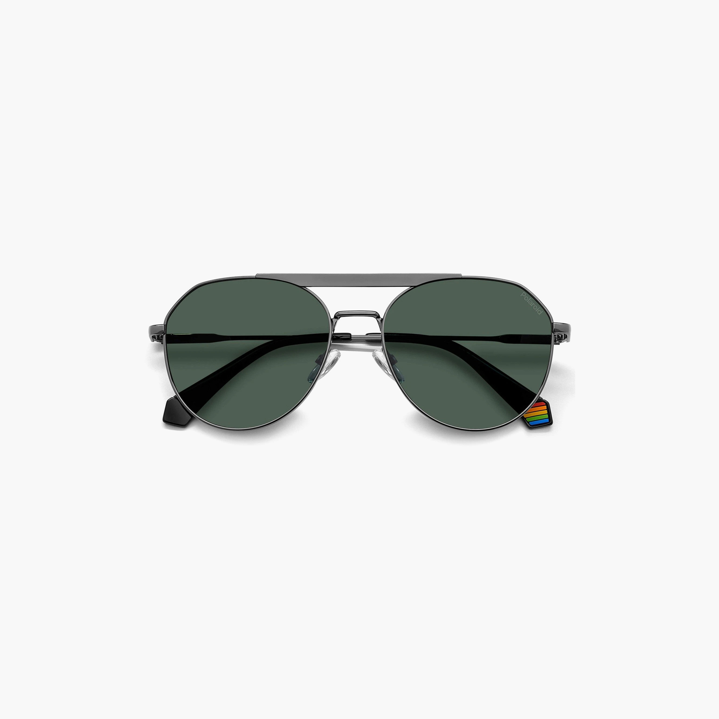 نظارات شمسية بولارويد للجنسين بتصميم طيار وعدسات خضراء مستقطبة | PLD 6211/S/X KJ1-men-sunglasses-image-2