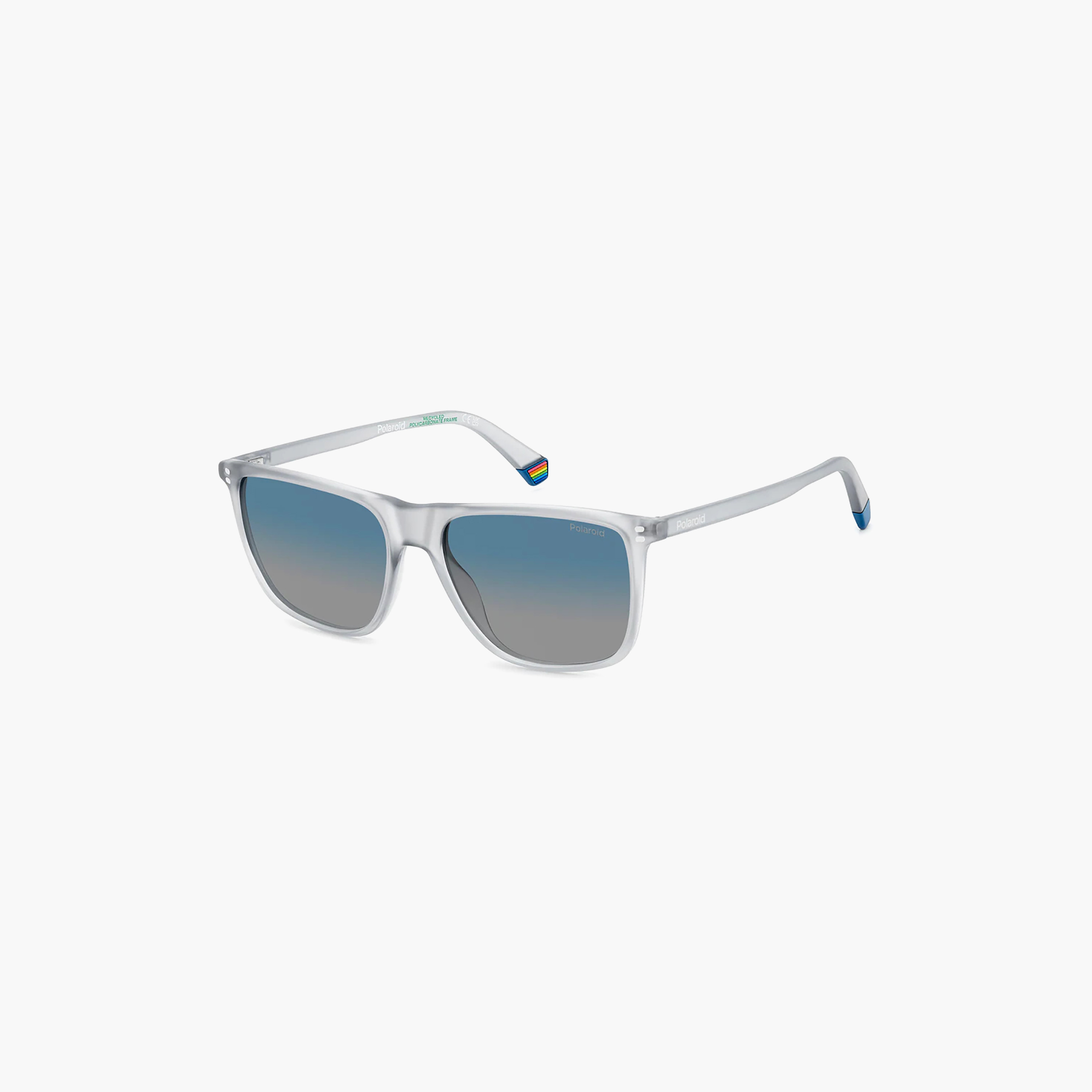 Polaroid Unisex Rectangle Blue Sunglasses | PLD 6232/S  2M4-men-sunglasses-image-1