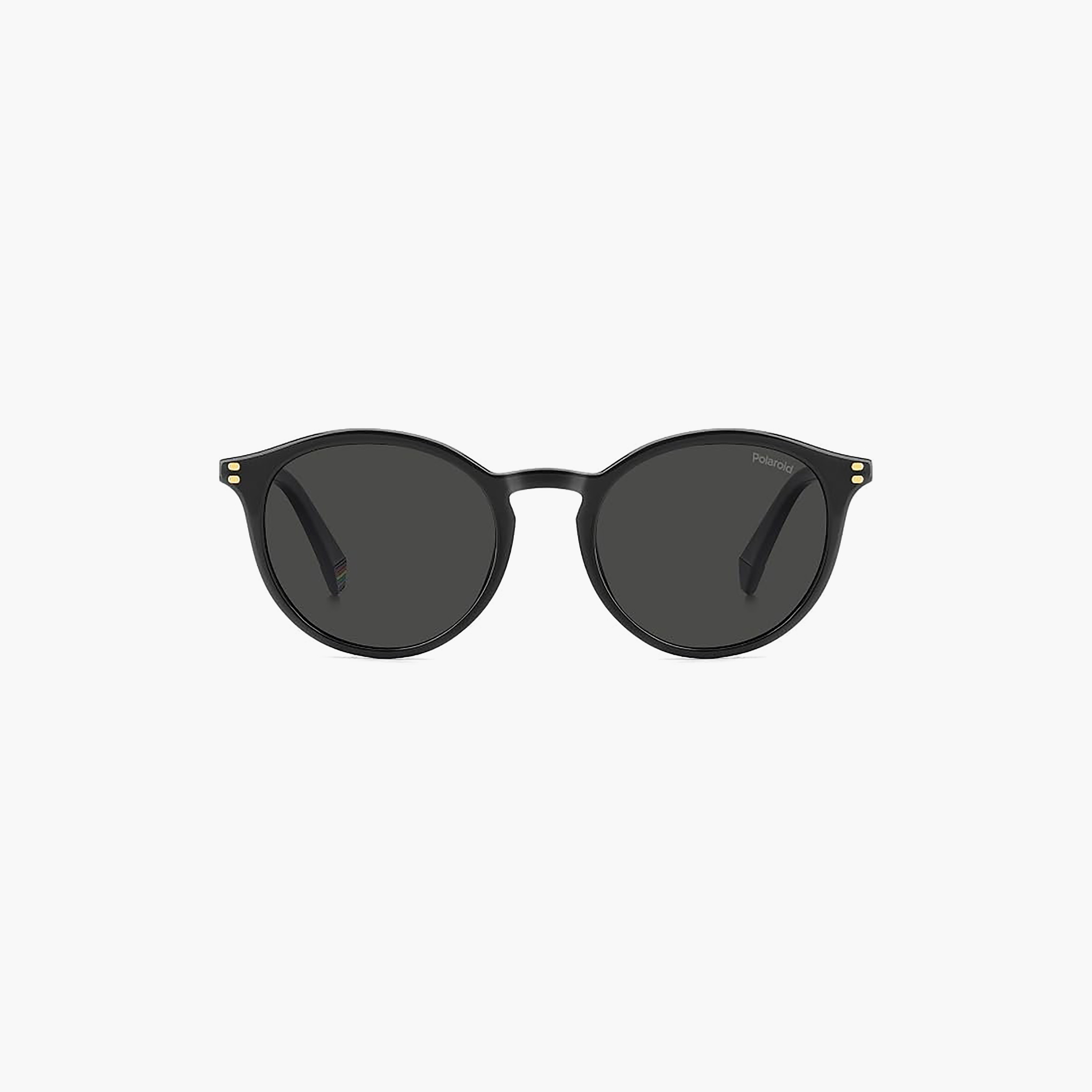 Polaroid Unisex Round & Oval Polarized Grey Sunglasses-men-sunglasses-image-2