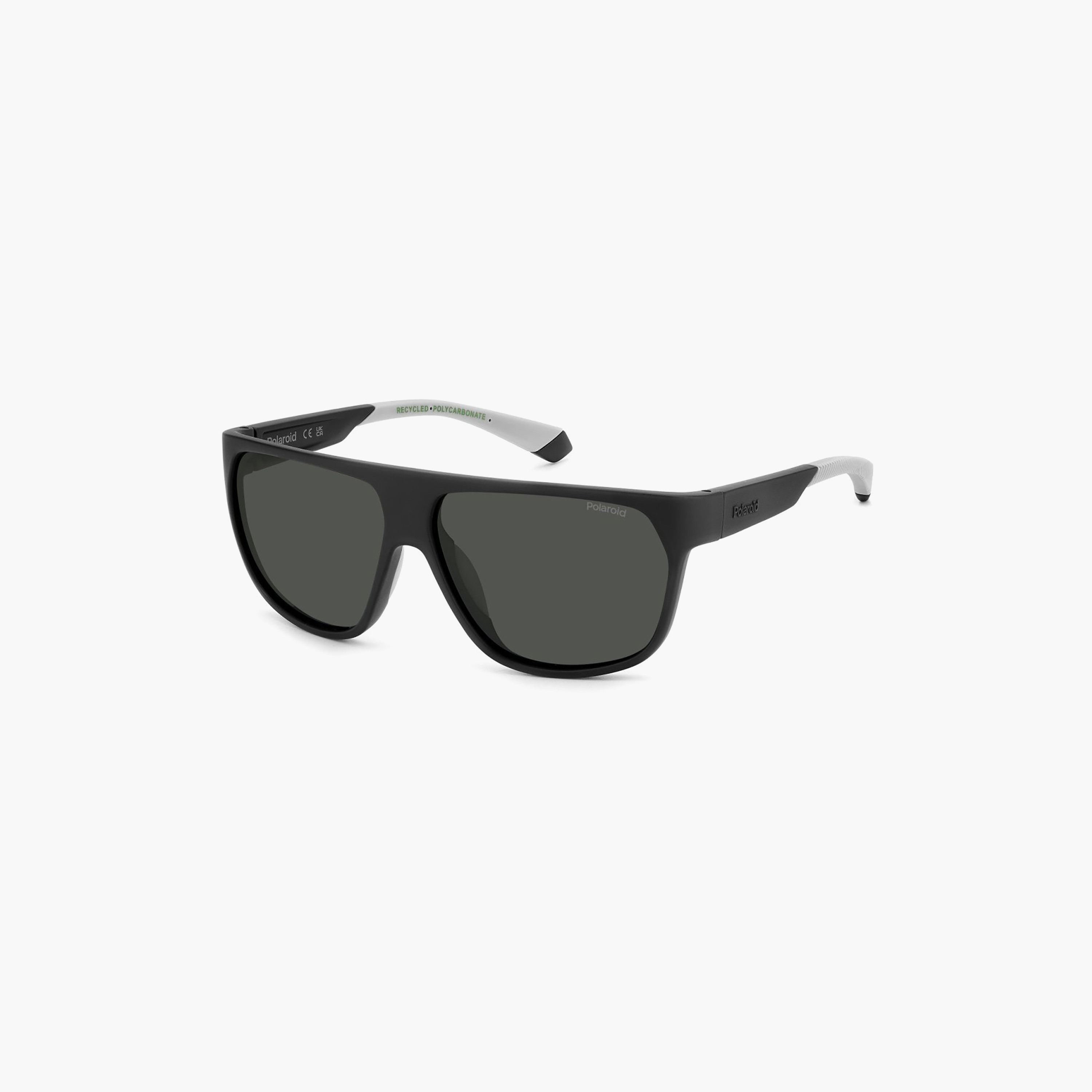 نظارات شمسية بولارويد رجالية رمادية مستقطبة بتصميم وايفارير ومربع | PLD 7053/S-men-sunglasses-image-1