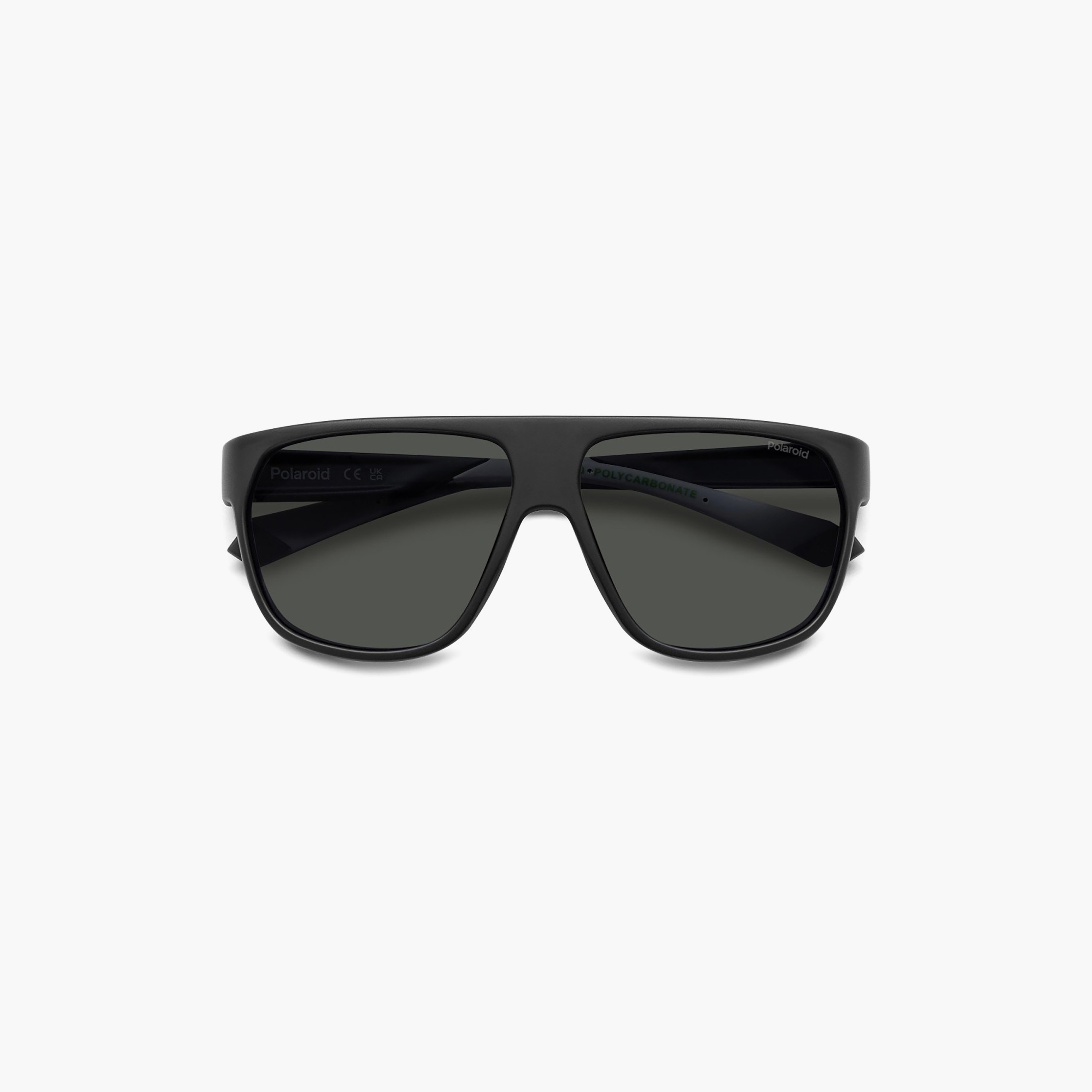 نظارات شمسية بولارويد رجالية رمادية مستقطبة بتصميم وايفارير ومربع | PLD 7053/S-men-sunglasses-image-4