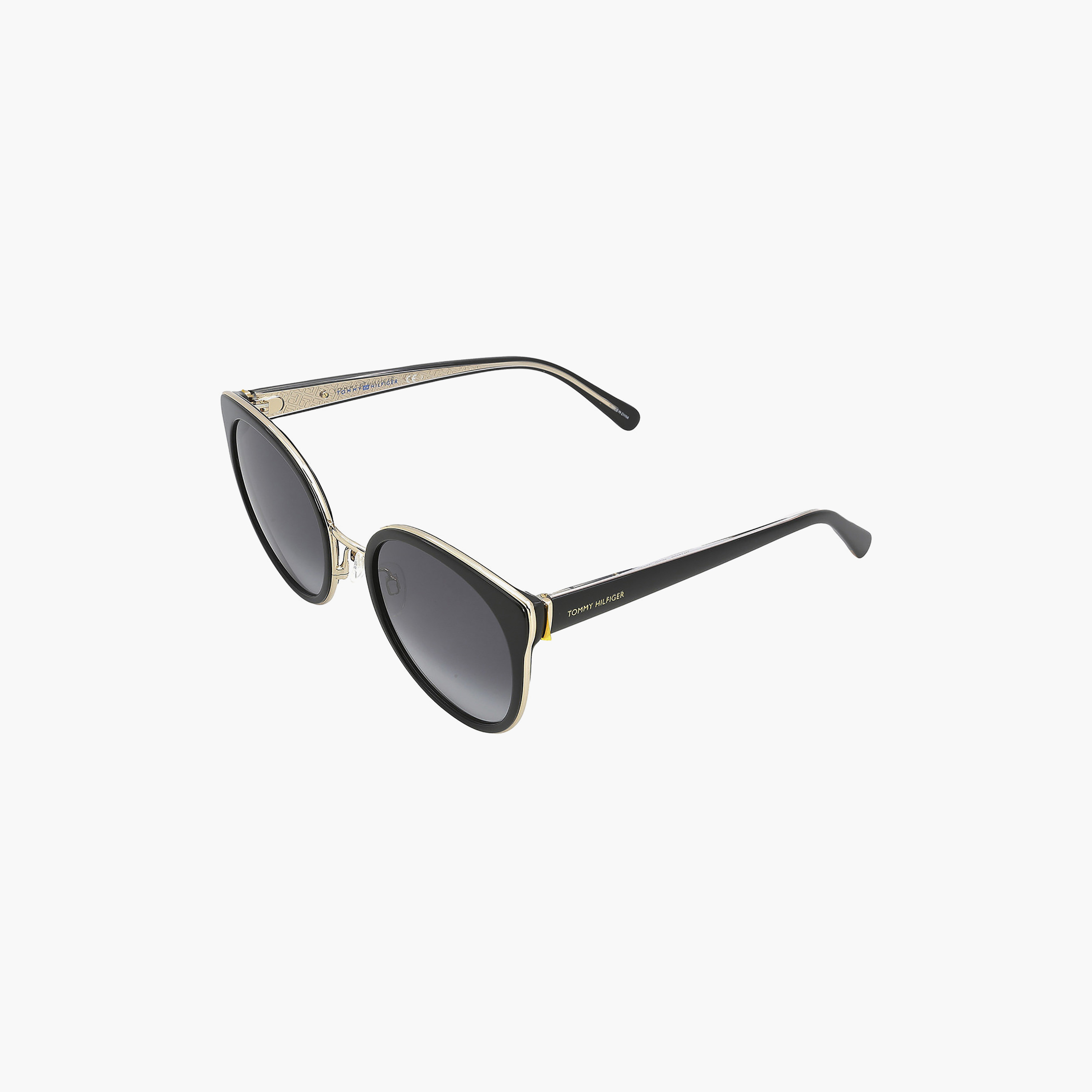 نظارات شمسية رمادية بتصميم عين القطة من تومي هيلفيغر للنساء | TH 1810/S-women-sunglasses-image-3