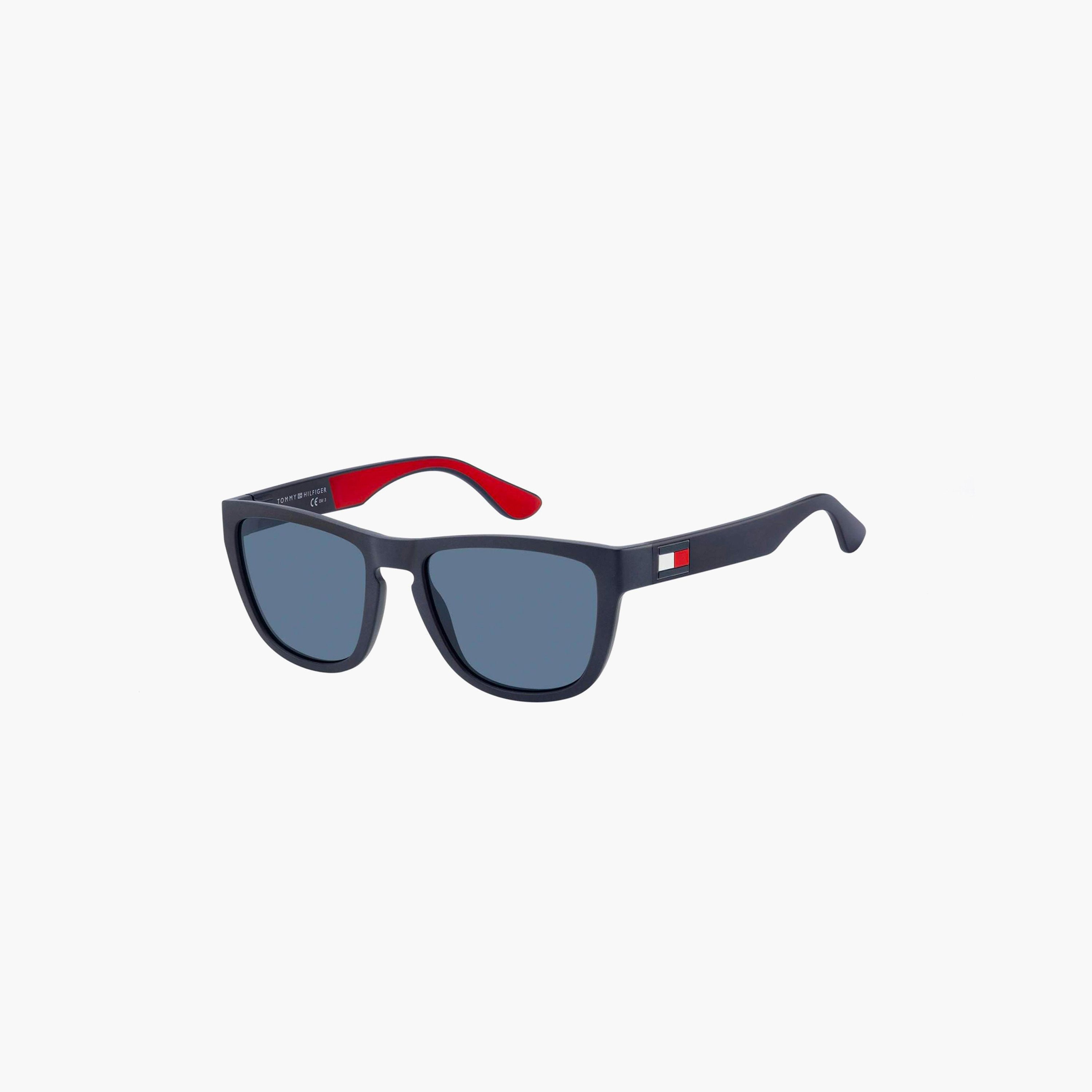 نظارات شمسية رجالية من تومي هيلفيغر بتصميم وايفارير ومربع أزرق | TH 1557/S-men-sunglasses-image-1