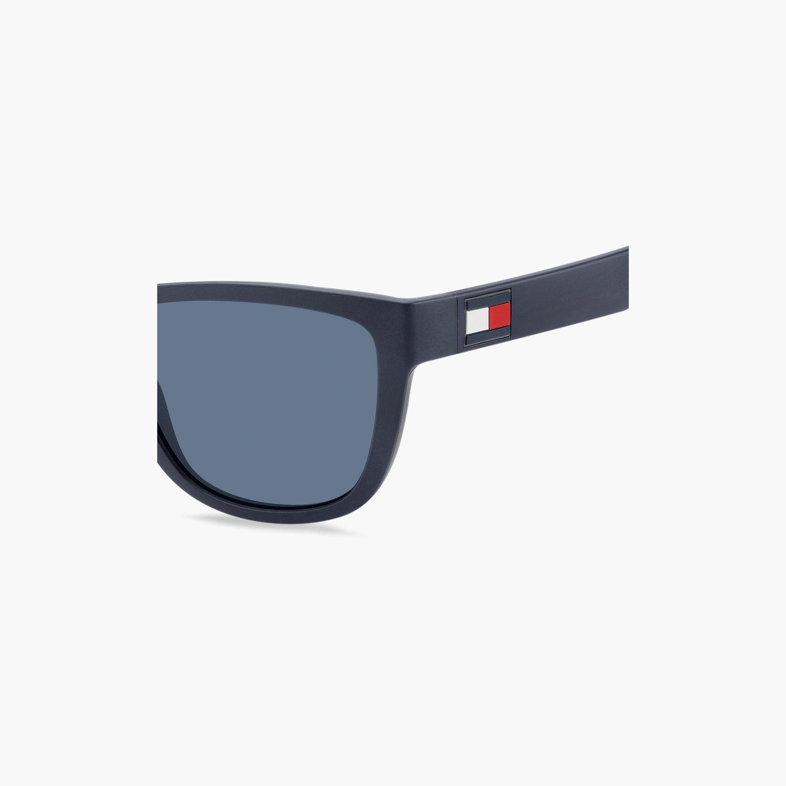 نظارات شمسية رجالية من تومي هيلفيغر بتصميم وايفارير ومربع أزرق | TH 1557/S-men-sunglasses-image-3