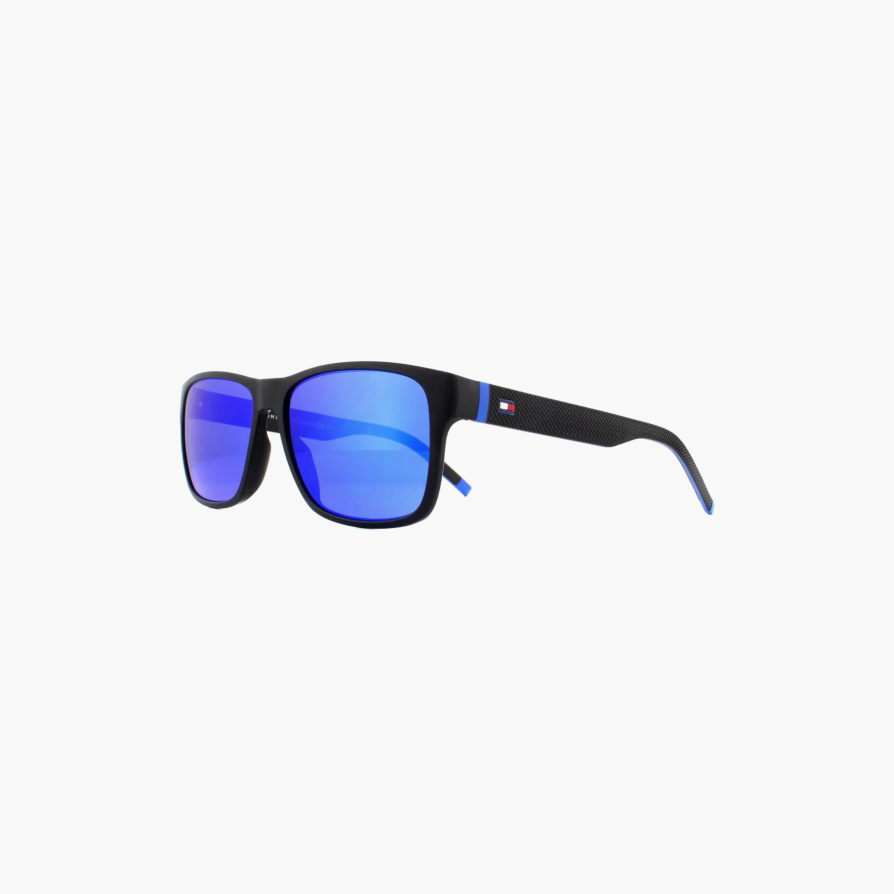 Tommy Hilfiger Men Wayfarer & Square Blue Sunglasses | TH 1718/S 0VK-men-sunglasses-image-1