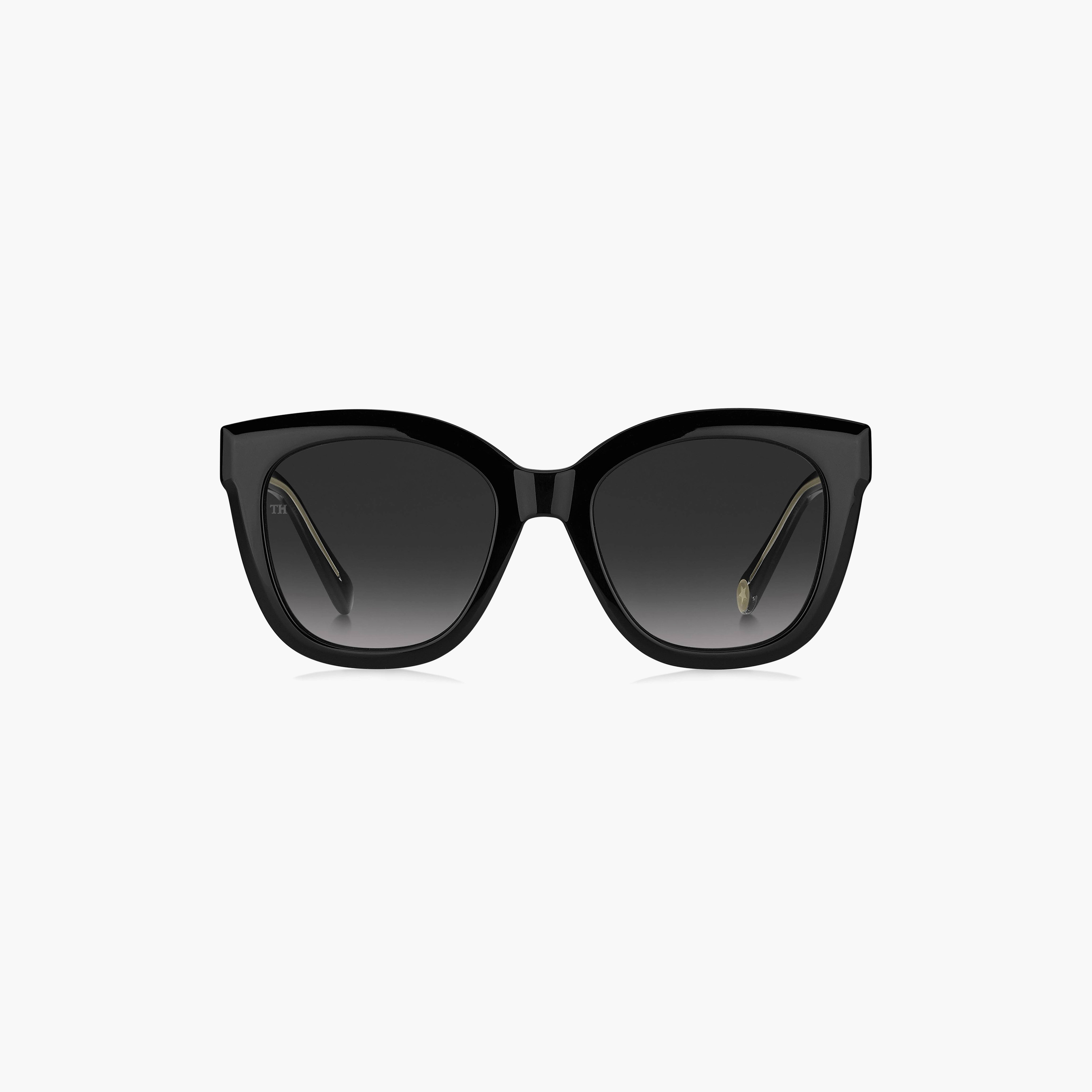 نظارات شمسية نسائية من تومي هيلفيغر بتصميم عين القطة باللون الأسود | TH 1884/S-women-sunglasses-image-3