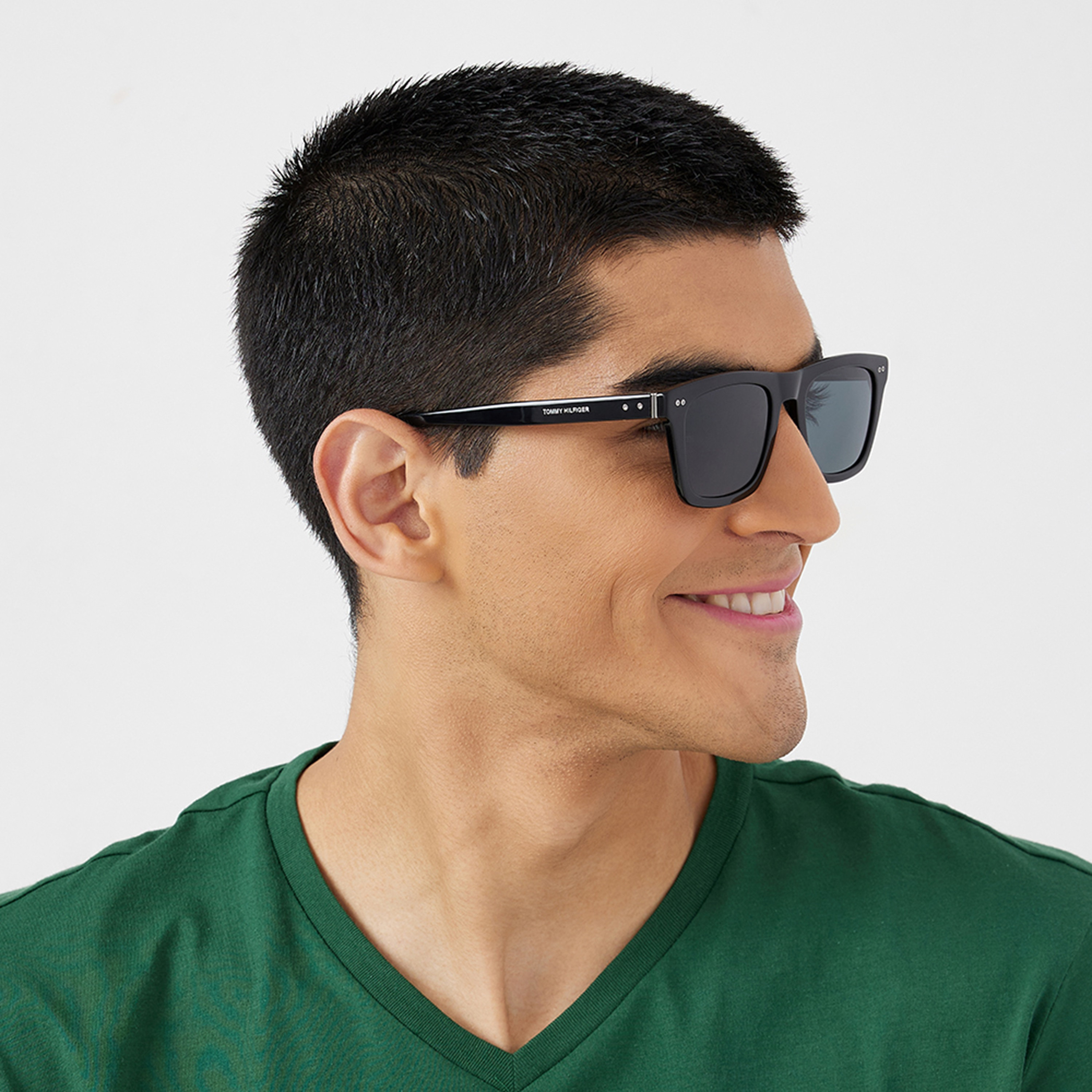 Tommy Hilfiger Men Wayfarer & Square Grey Sunglasses | TH 1890/S-men-sunglasses-image-4