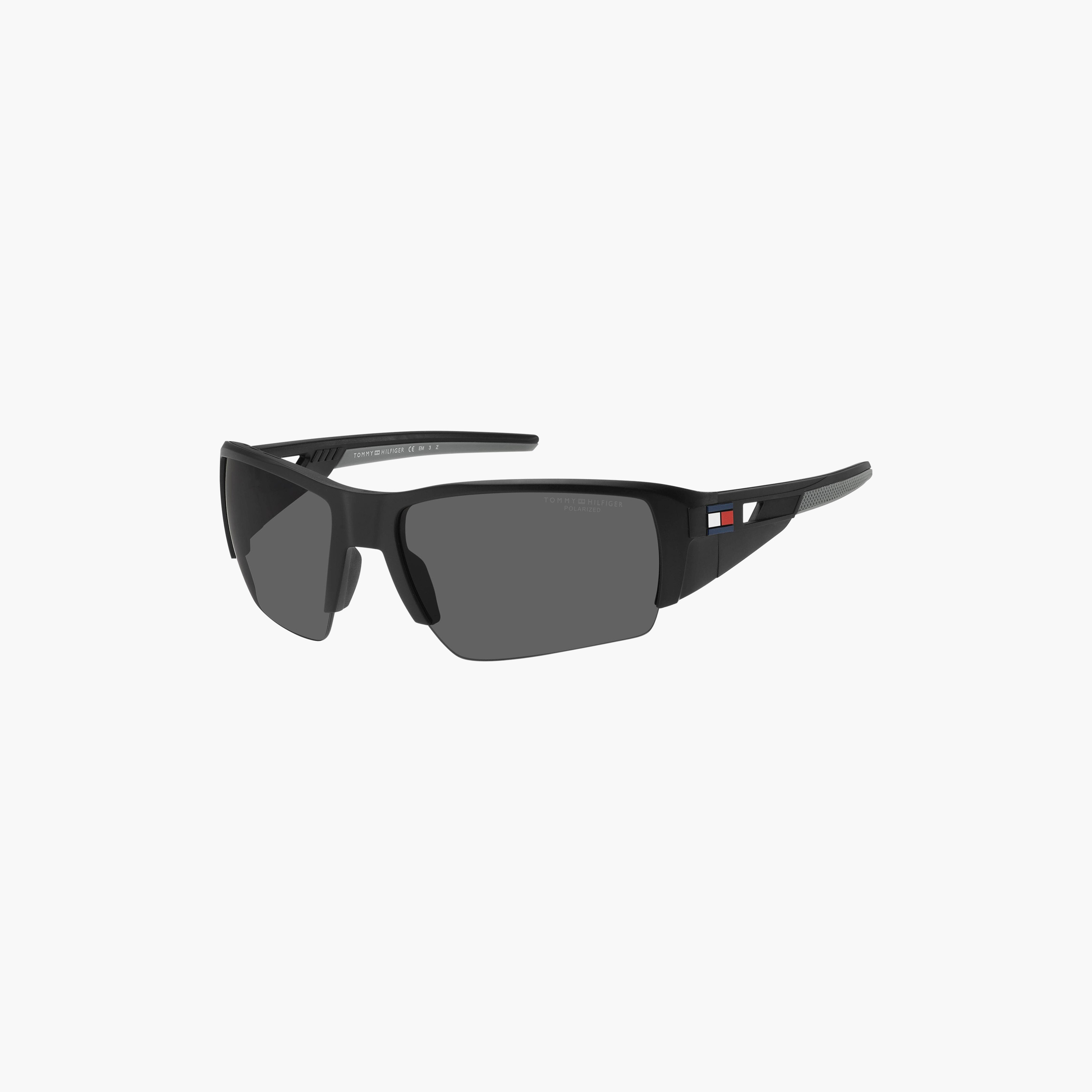 Tommy Hilfiger Men Rectangle Polorized Grey Sunglasses | TH 1910/S 003-men-sunglasses-image-1