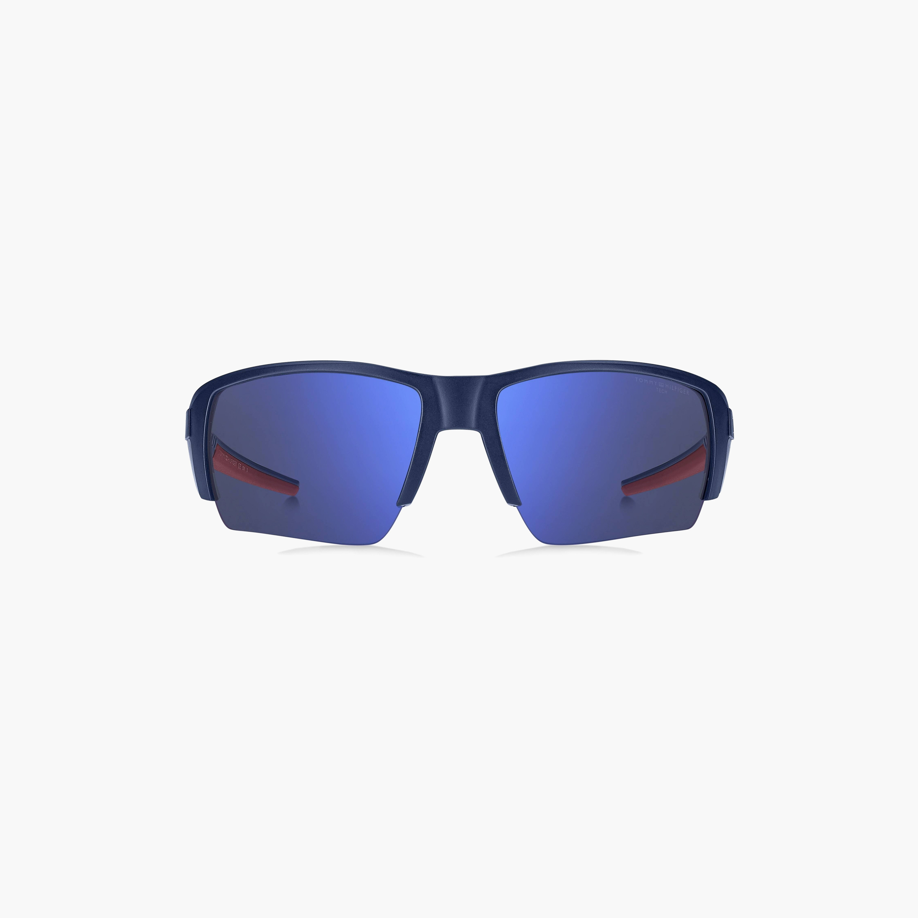 Tommy Hilfiger Men Rectangle Blue Sunglasses | TH 1910/S FLL-men-sunglasses-image-3
