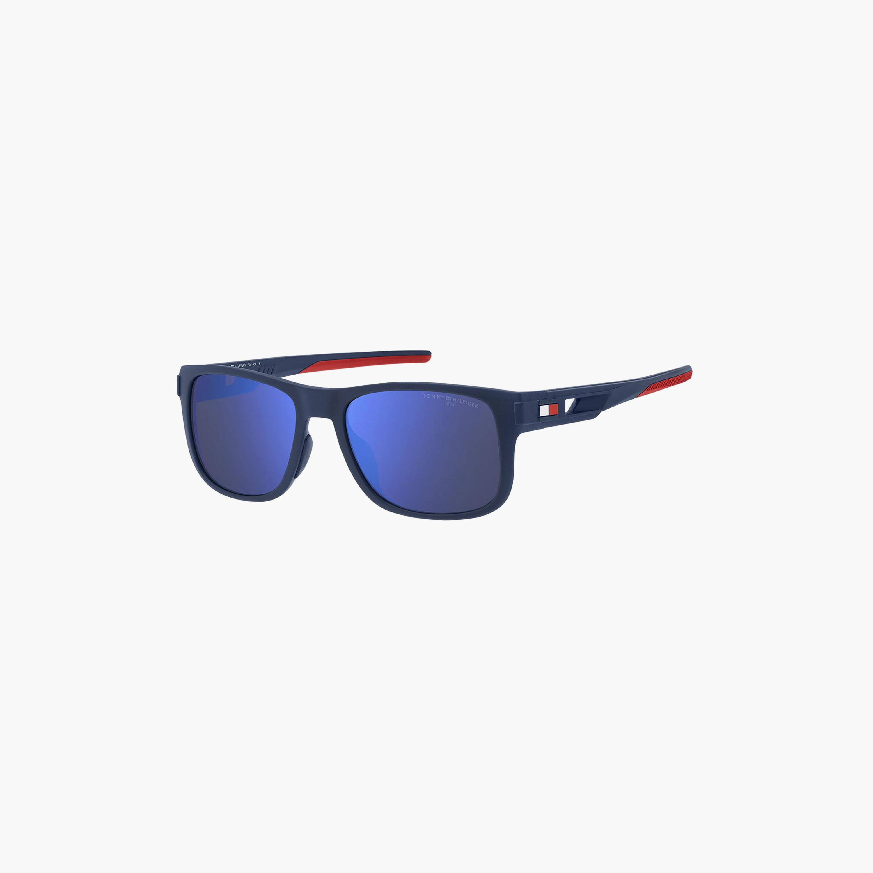 نظارات شمسية رجالية من تومي هيلفيغر بتصميم وايفارير ومربع أزرق | TH 1913/S FLL-men-sunglasses-image-1