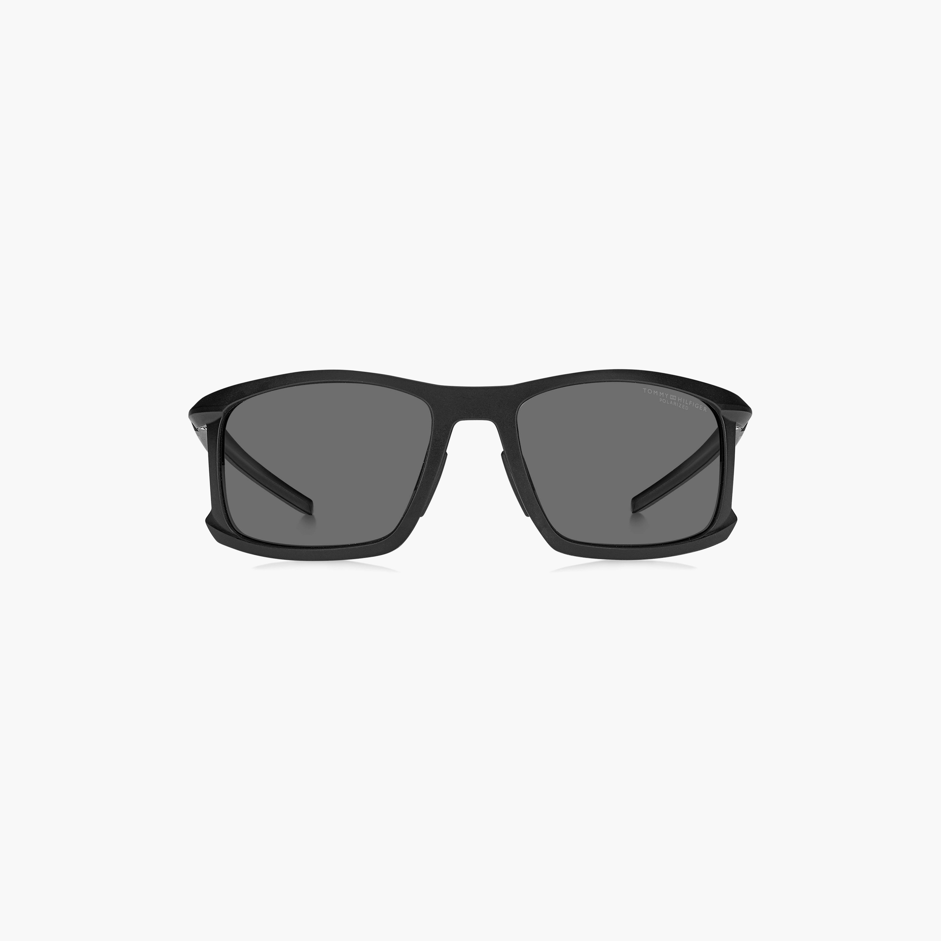 نظارات شمسية رمادية مربعة الشكل بتصميم وايفارير من تومي هيلفيغر للرجال | TH 1915/S-men-sunglasses-image-3