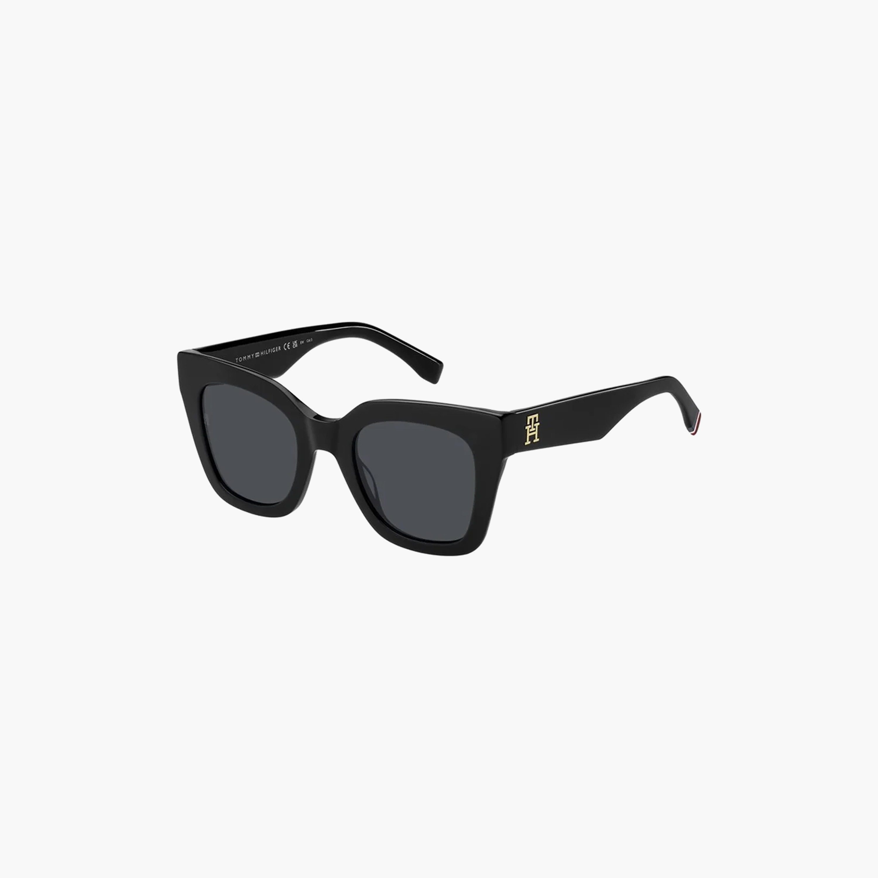 Tommy Hilfiger Women Wayfarer & Square Black Sunglasses | TH 2051/S  807-women-sunglasses-image-1