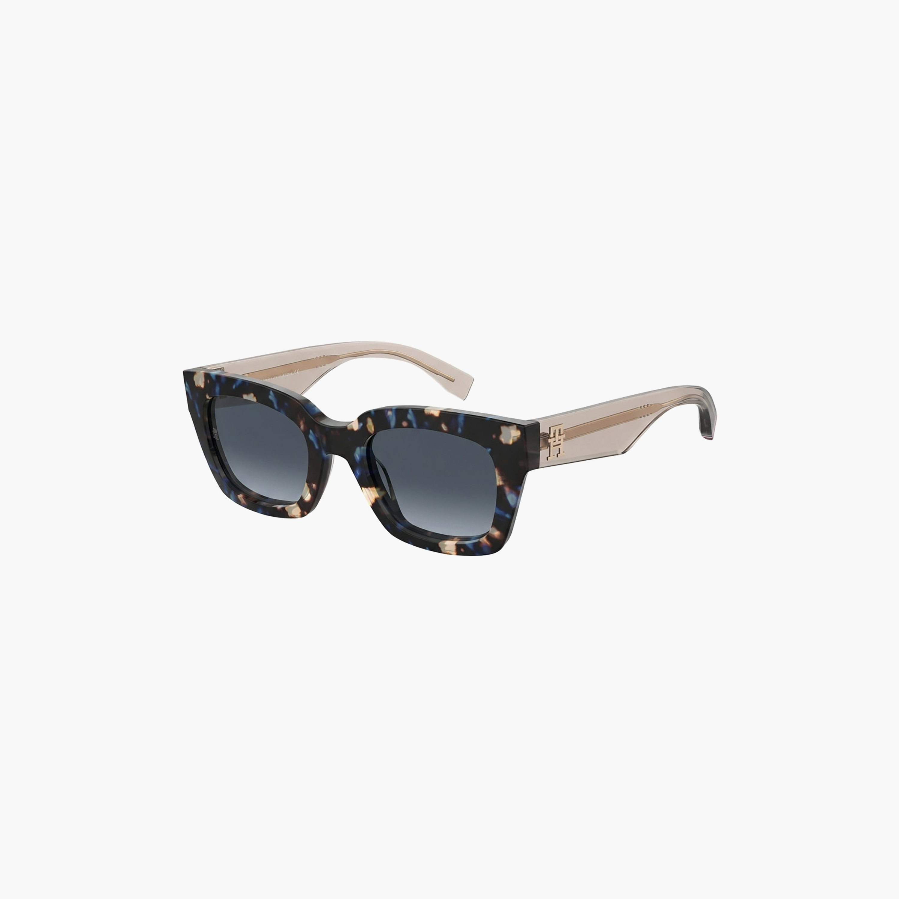 نظارات شمسية نسائية من تومي هيلفيغر، طراز وايفارير ومربع، لون أزرق | TH 2052/S 1ZN-women-sunglasses-image-1