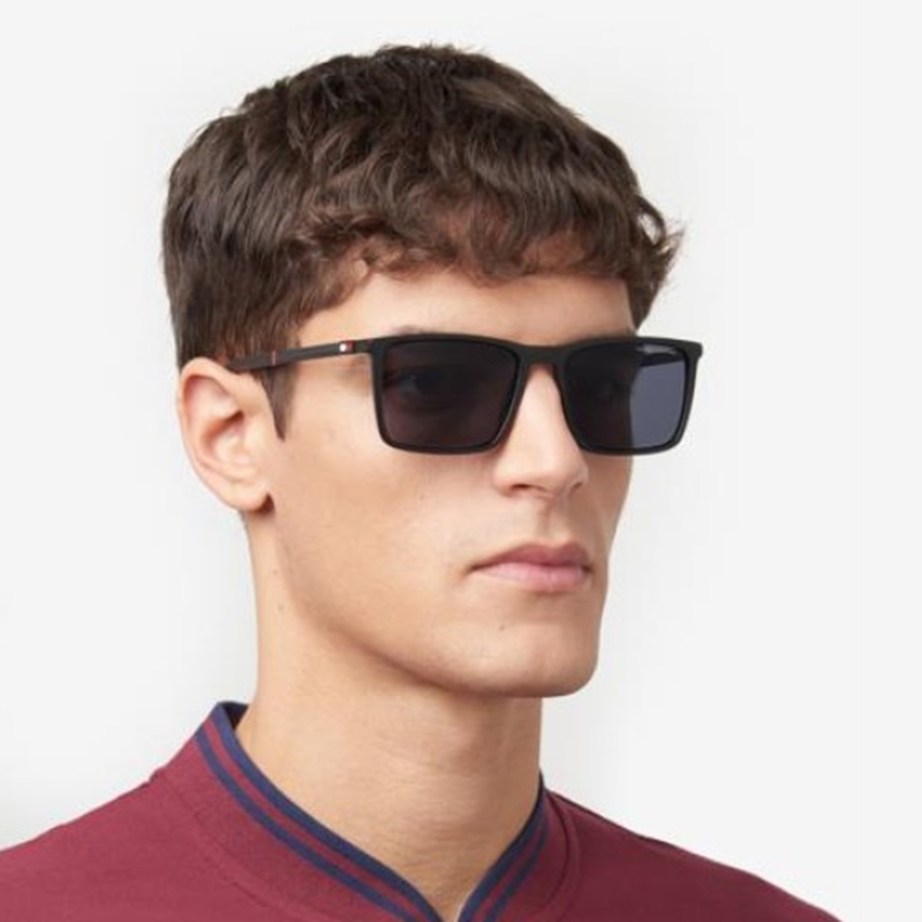 Tommy Hilfiger Men Wayfarer & Square Grey Sunglasses | TH 2077/S 003-men-sunglasses-image-5