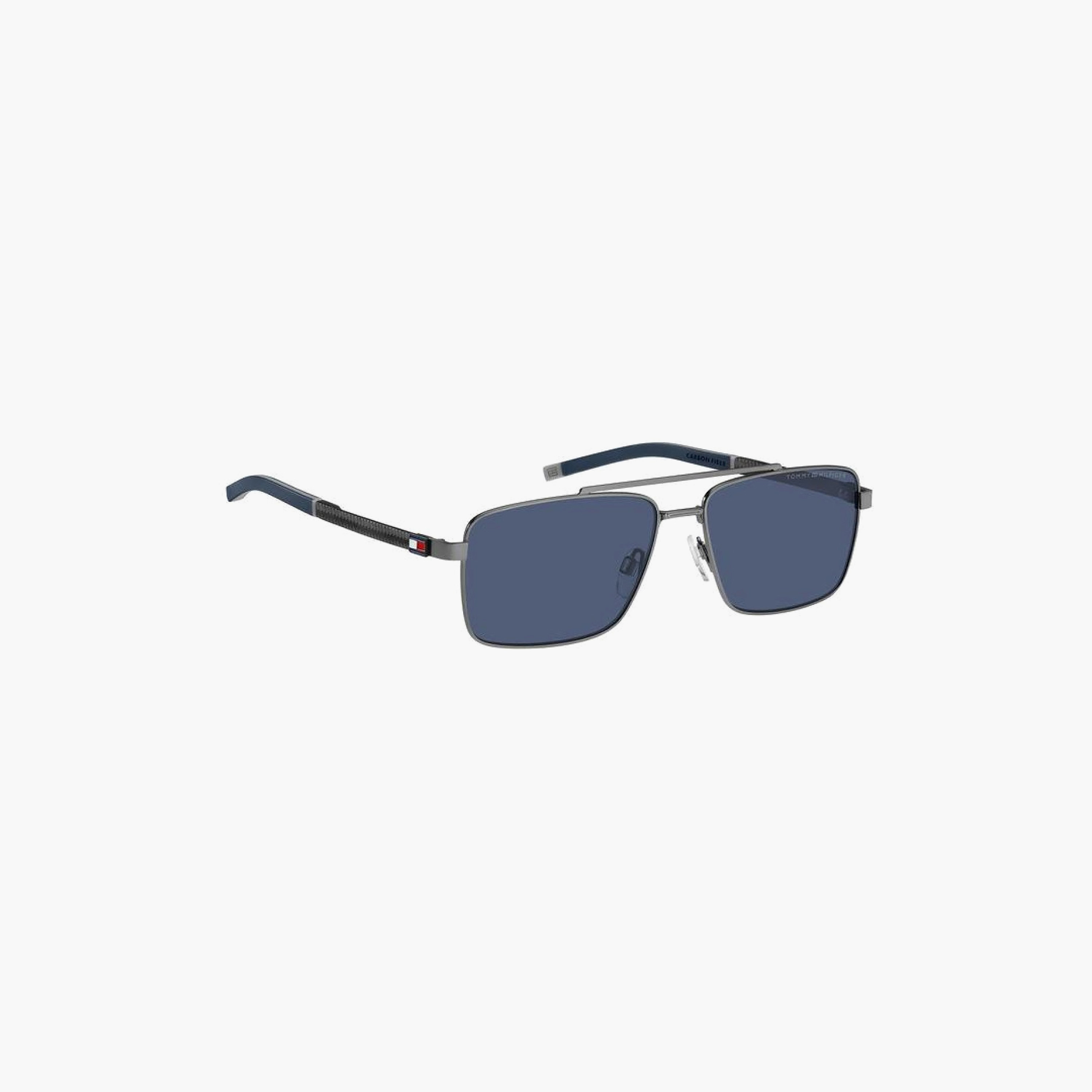 Tommy Hilfiger Men Rectangle Blue Sunglasses | TH 2078/S R80-men-sunglasses-image-2