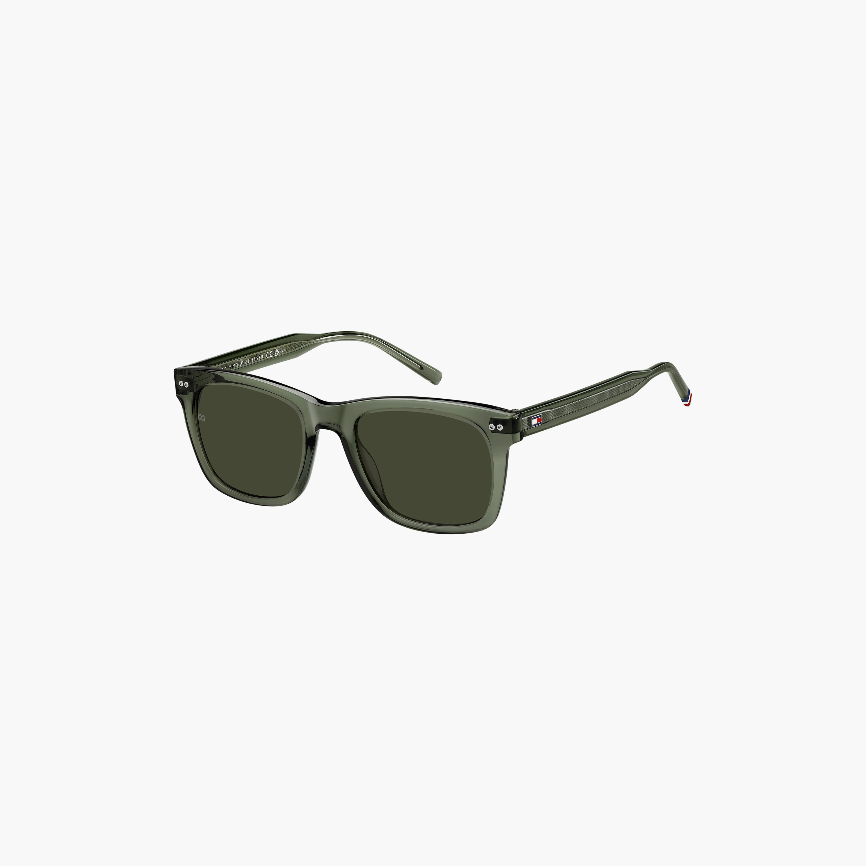 Tommy Hilfiger Men Wayfarer & Square Green Sunglasses | TH 2184/S 1ED-men-sunglasses-image-1