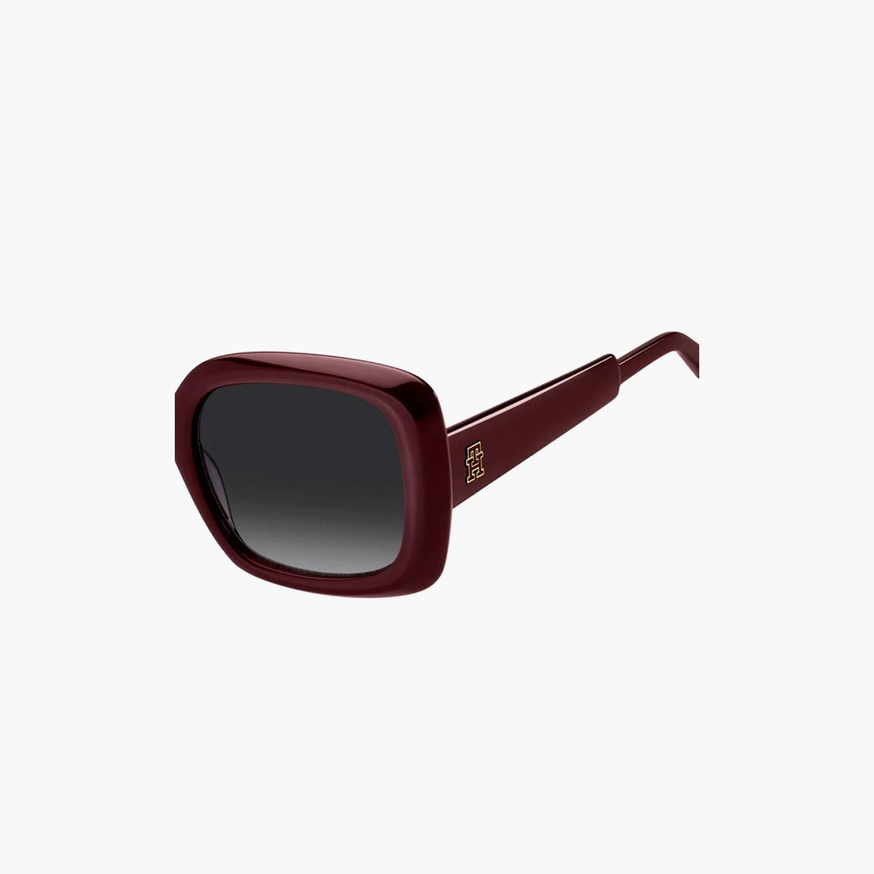 نظارات شمسية رمادية مربعة الشكل بتصميم وايفارير من تومي هيلفيغر للرجال | TH 2208/S-men-sunglasses-image-3