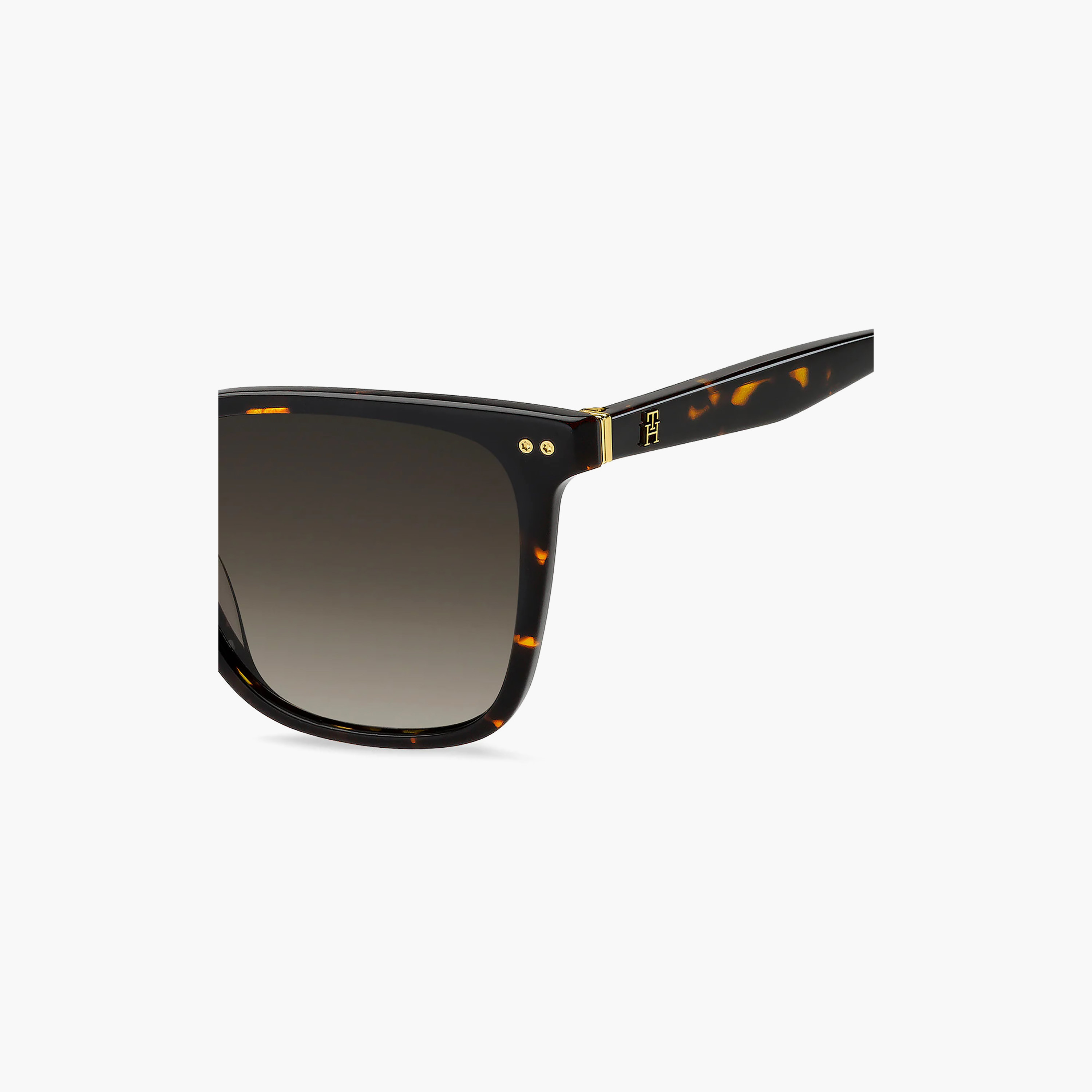نظارات شمسية رمادية مربعة بتصميم وايفارير من تومي هيلفيغر للنساء | TH 2211/S 086-women-sunglasses-image-3