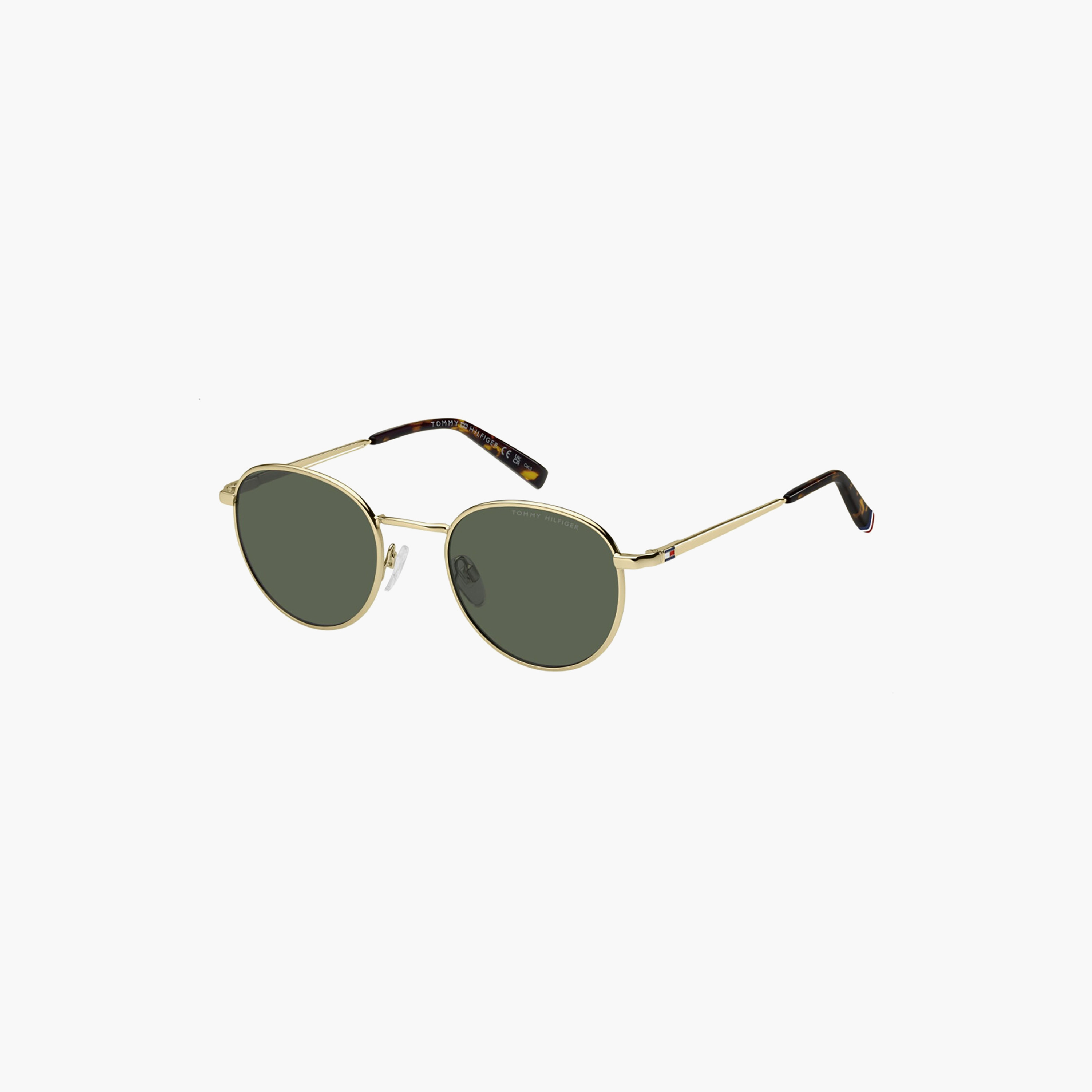 Tommy Hilfiger Unisex Round & Oval Green Sunglasses | TH-2217/S-J5G-men-sunglasses-image-1