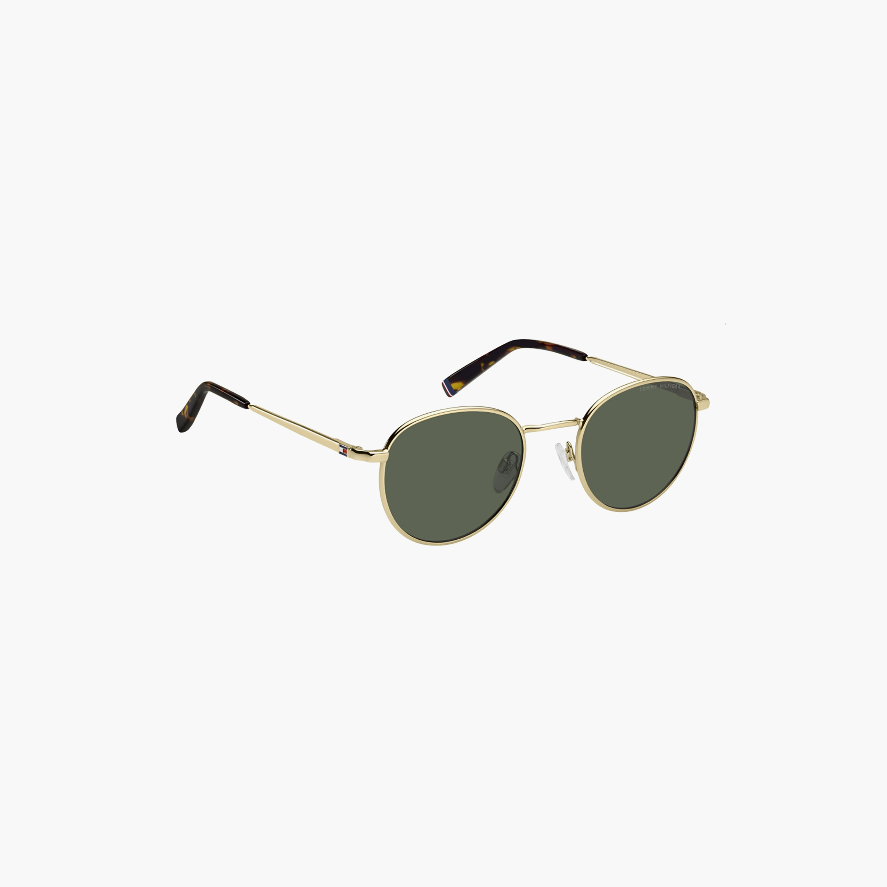 Tommy Hilfiger Unisex Round & Oval Green Sunglasses | TH-2217/S-J5G-men-sunglasses-image-2