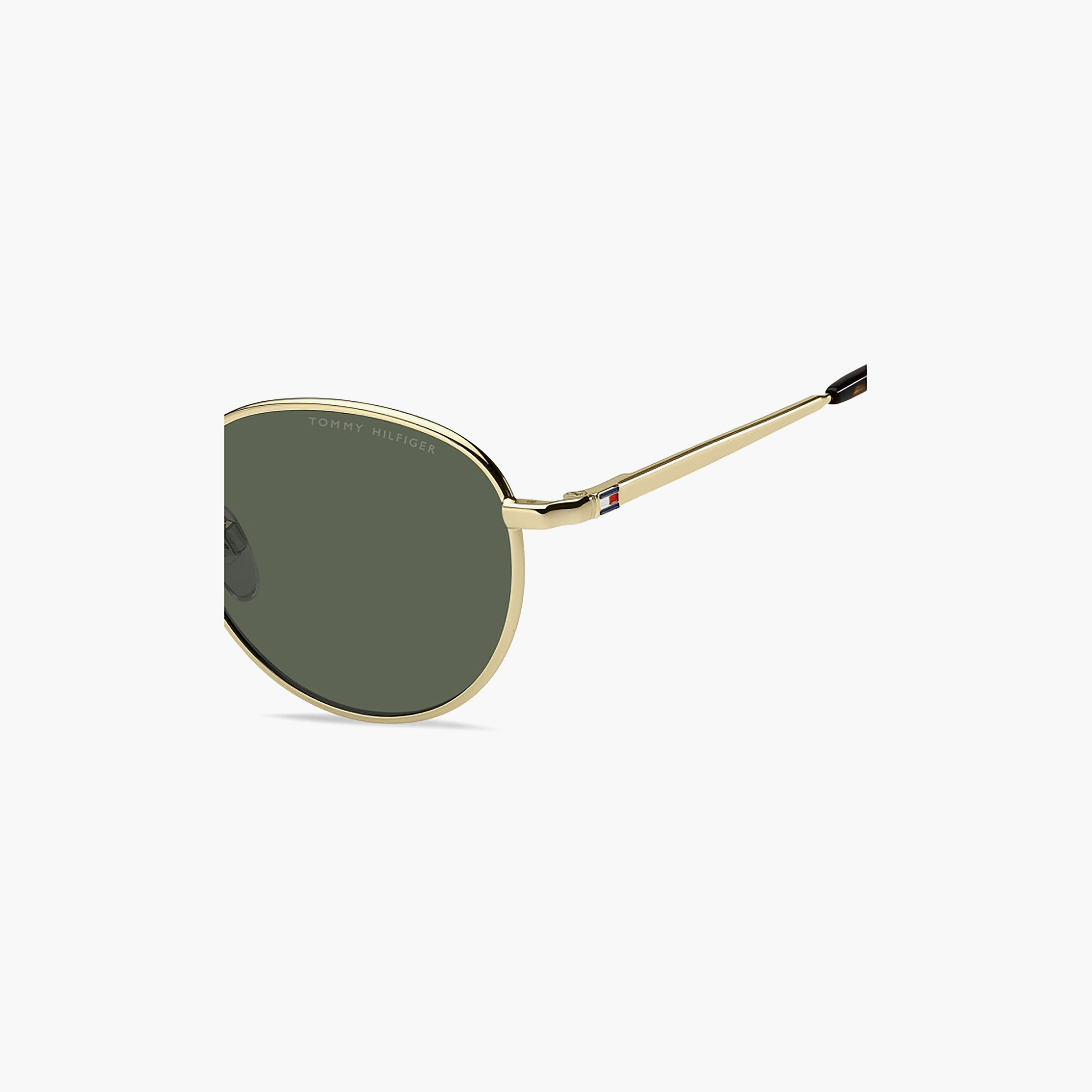Tommy Hilfiger Unisex Round & Oval Green Sunglasses | TH-2217/S-J5G-men-sunglasses-image-4