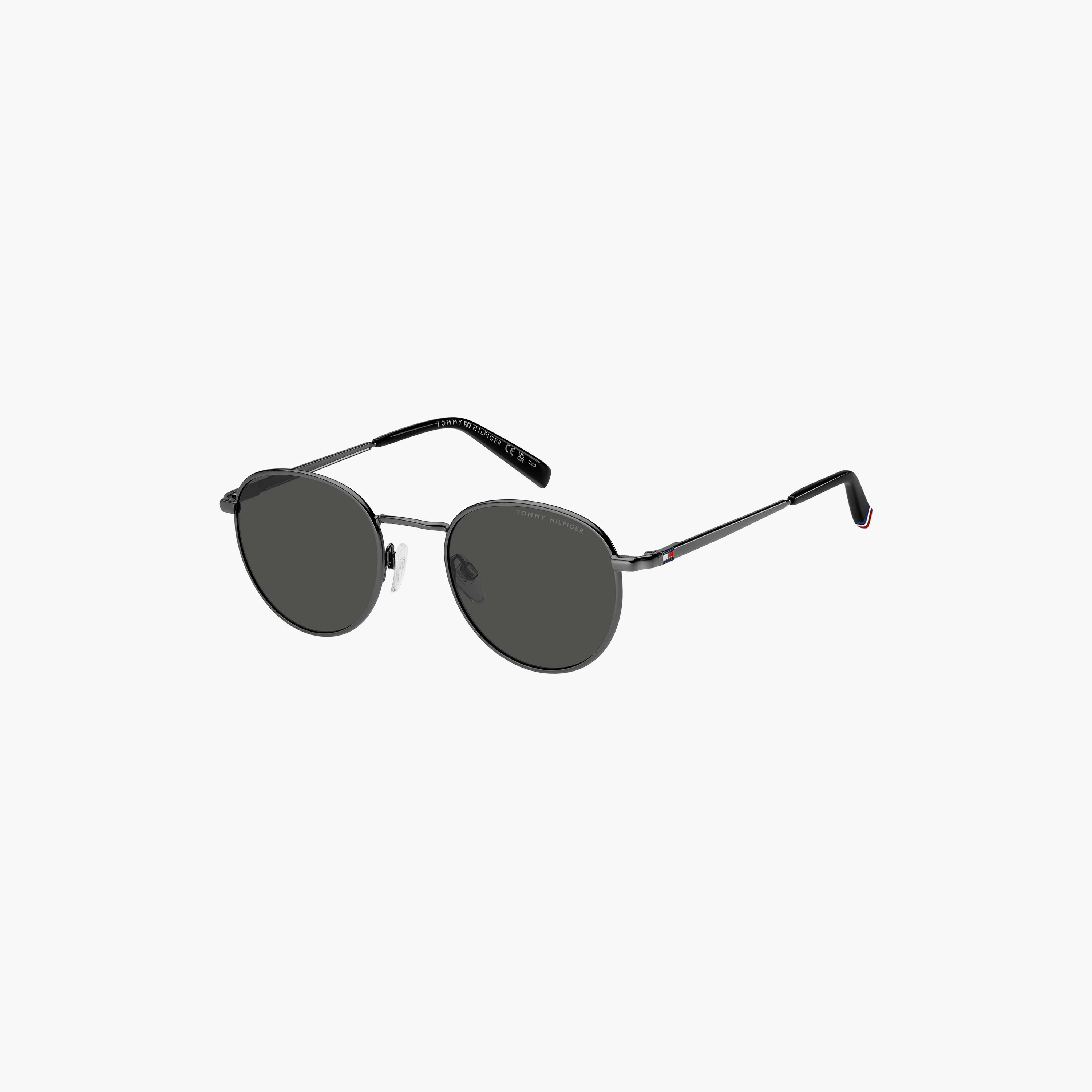 Tommy Hilfiger Unisex Round & Oval Grey Sunglasses | TH 2217/S KJ1-men-sunglasses-image-1