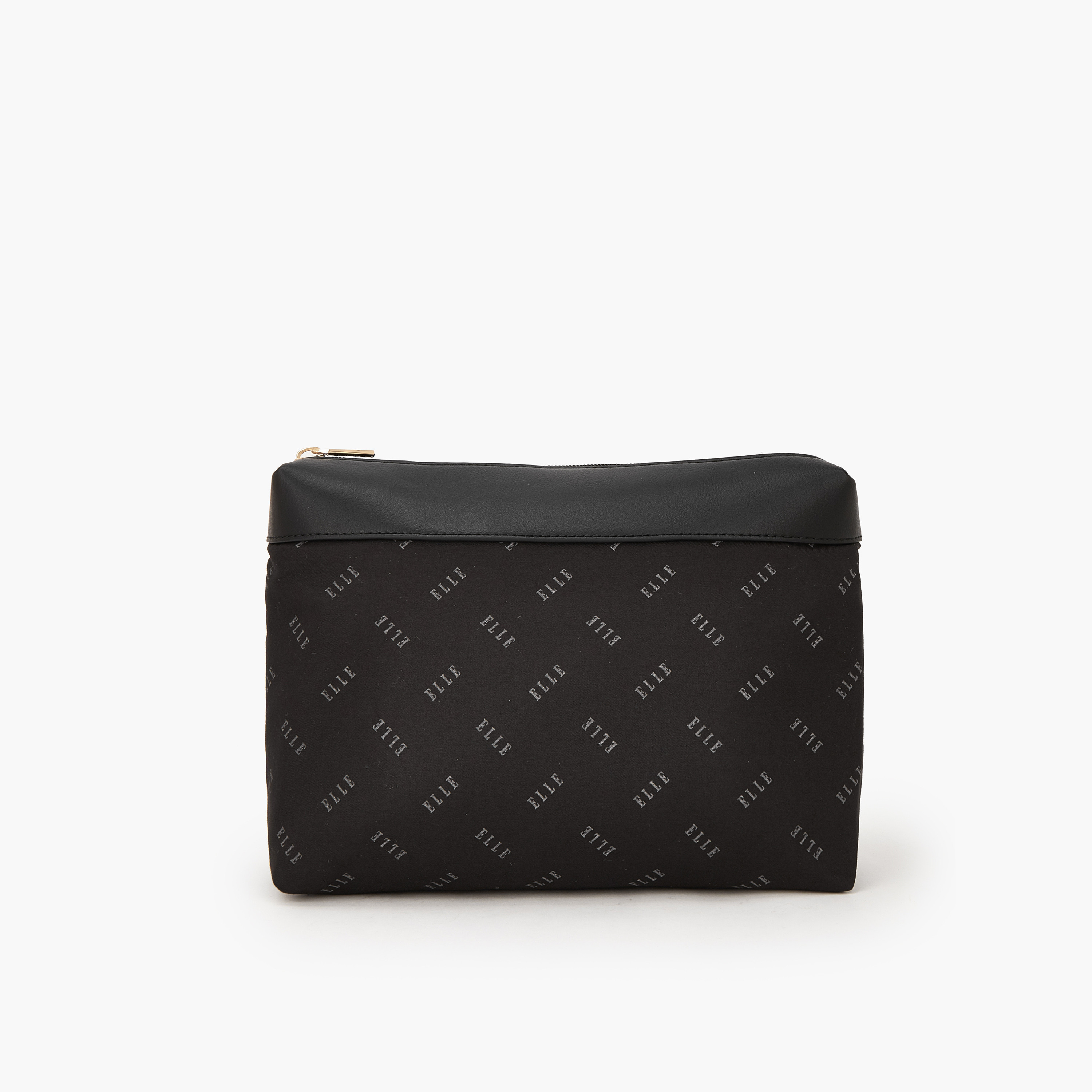 Elle Monogram Print Shoulder Bag with Pouch-women-bagsandwallets-handbags-image-8