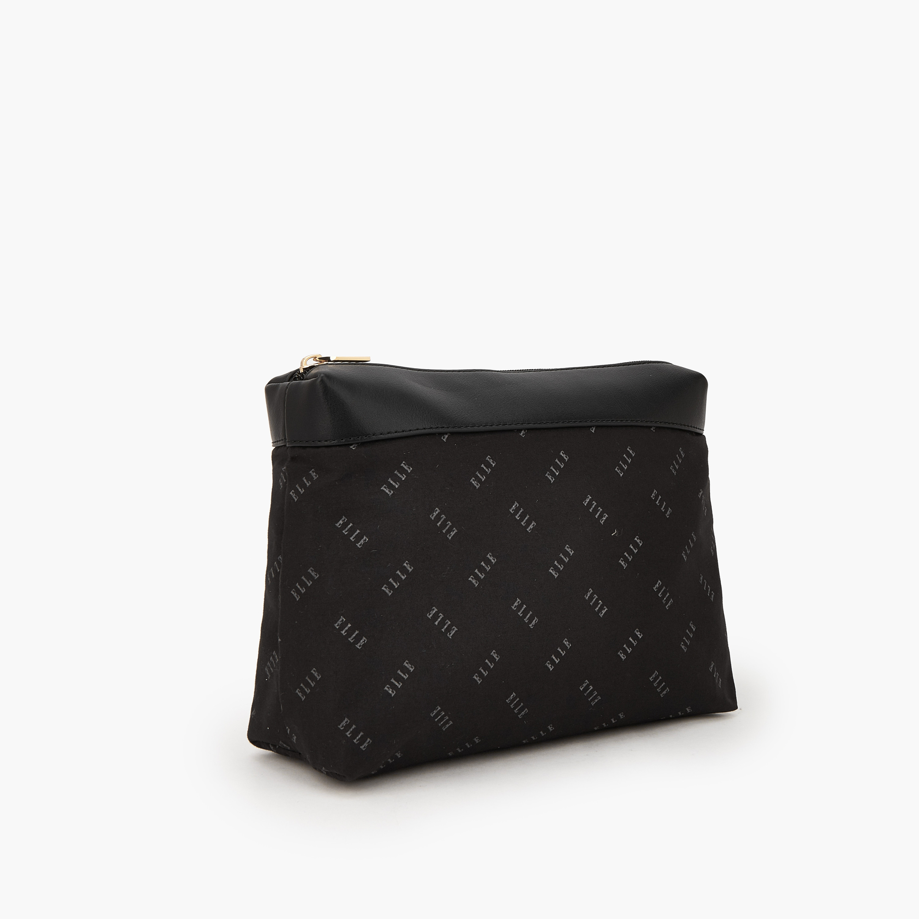 Elle Monogram Print Shoulder Bag with Pouch-women-bagsandwallets-handbags-image-9