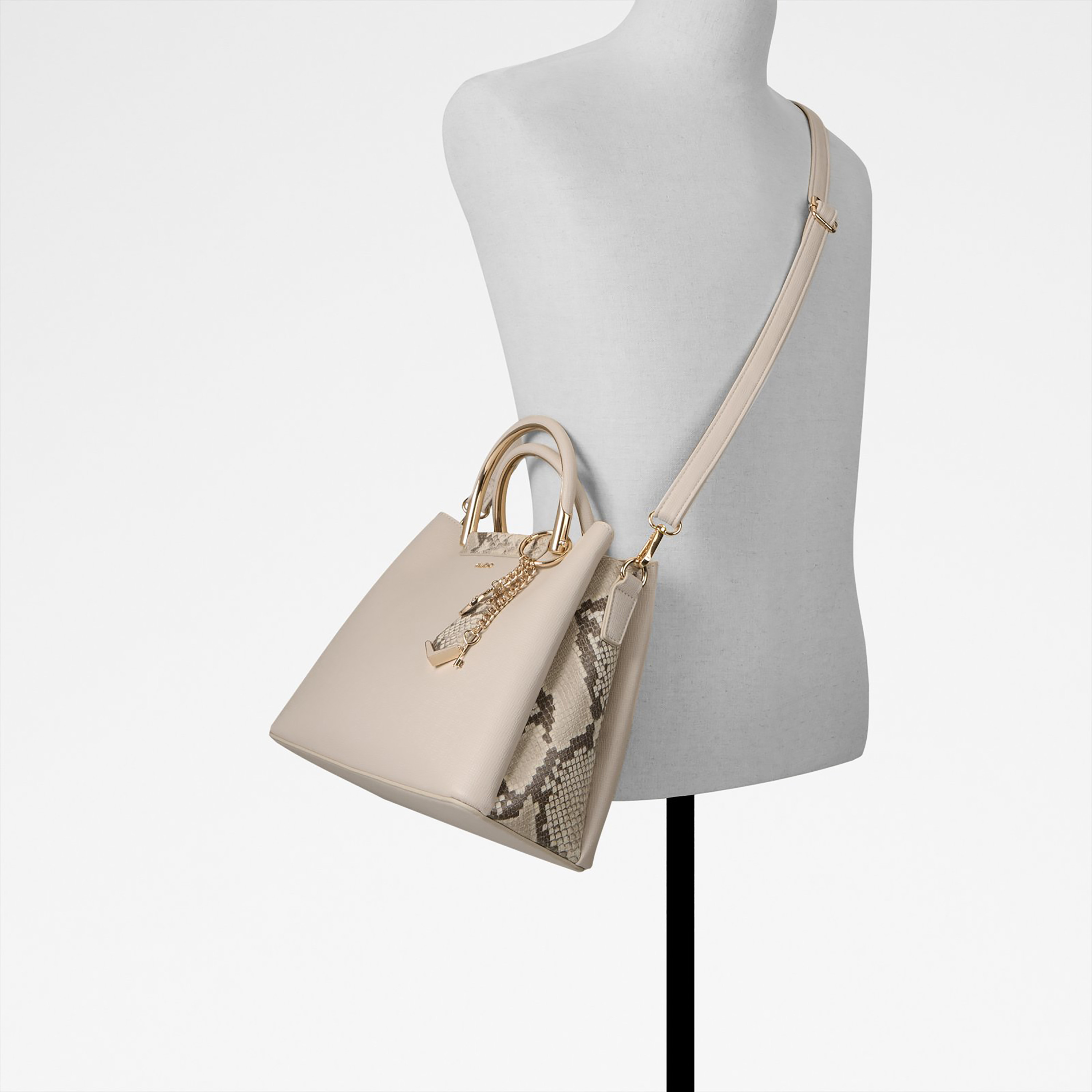 Aldo Cloena Animal Print Double Handle Satchel Bag with Zip Closure & Adjustable Strap-women-bagsandwallets-handbags-image-5