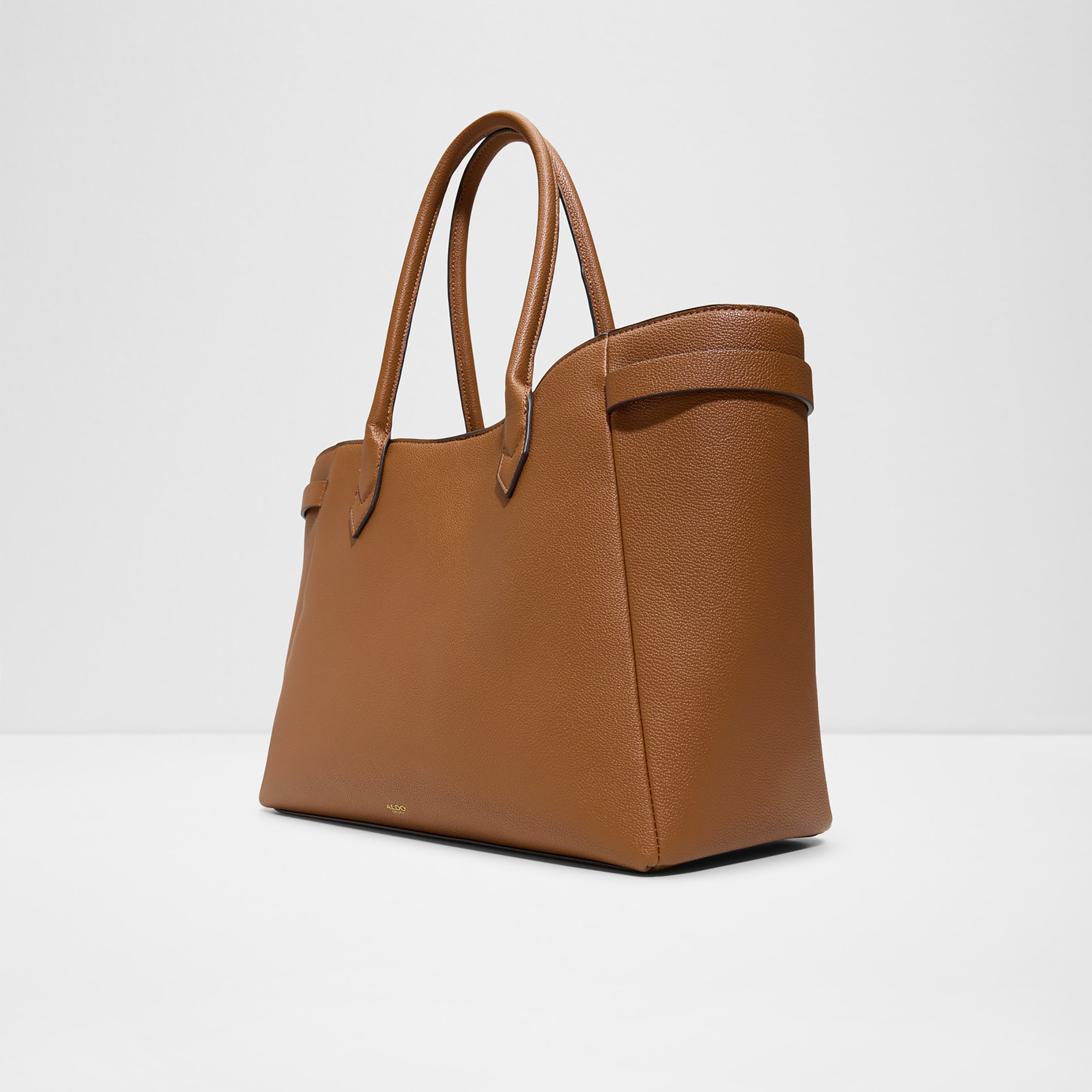 Aldo Pponak Plain Double Handle Tote Bag & Pouch with Zip Closure-women-bagsandwallets-handbags-image-2