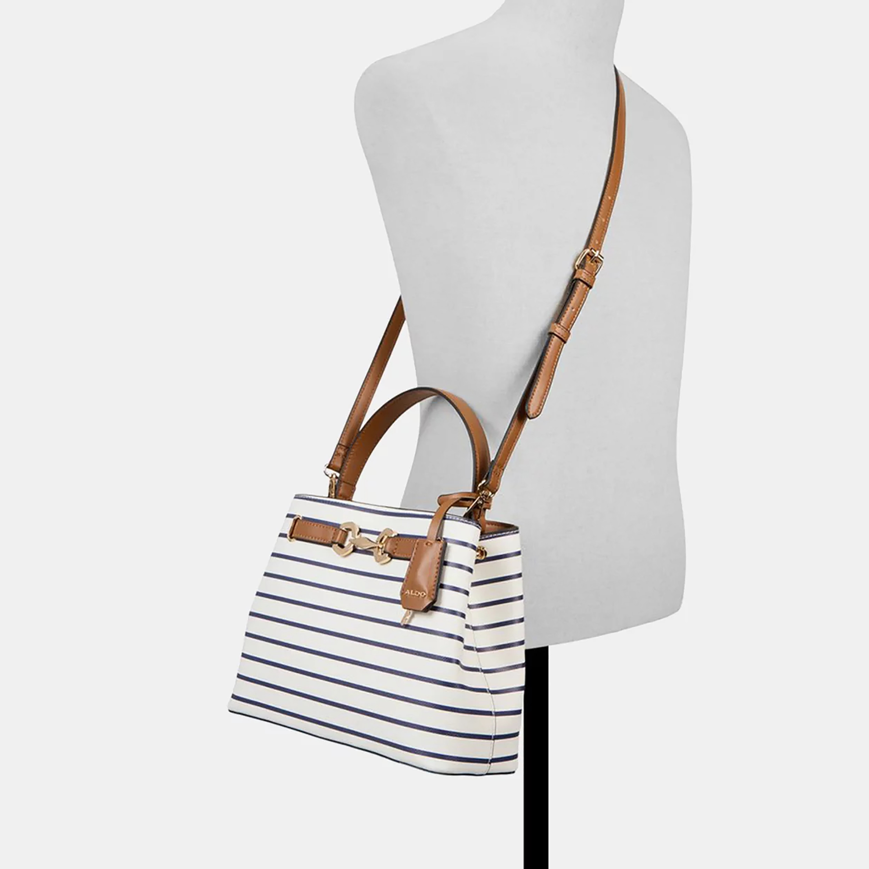 Aldo Selenia Printed Top Handle Satchel Bag with Zipper Closure & Detachable Strap-women-bagsandwallets-handbags-image-4