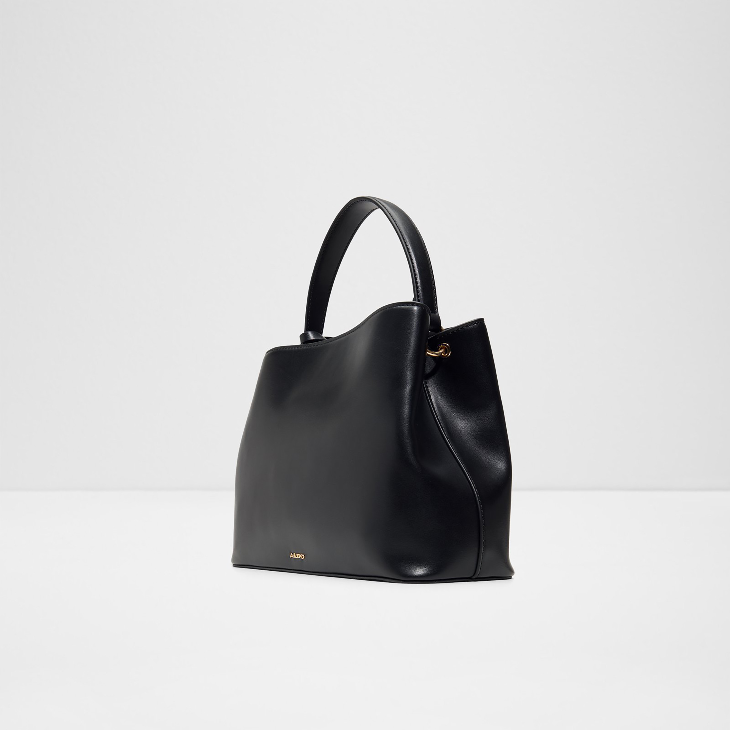 Aldo Plain Single Handle Satchel Bag with Magnetic Closure & Adjustable Strap-women-bagsandwallets-handbags-image-2