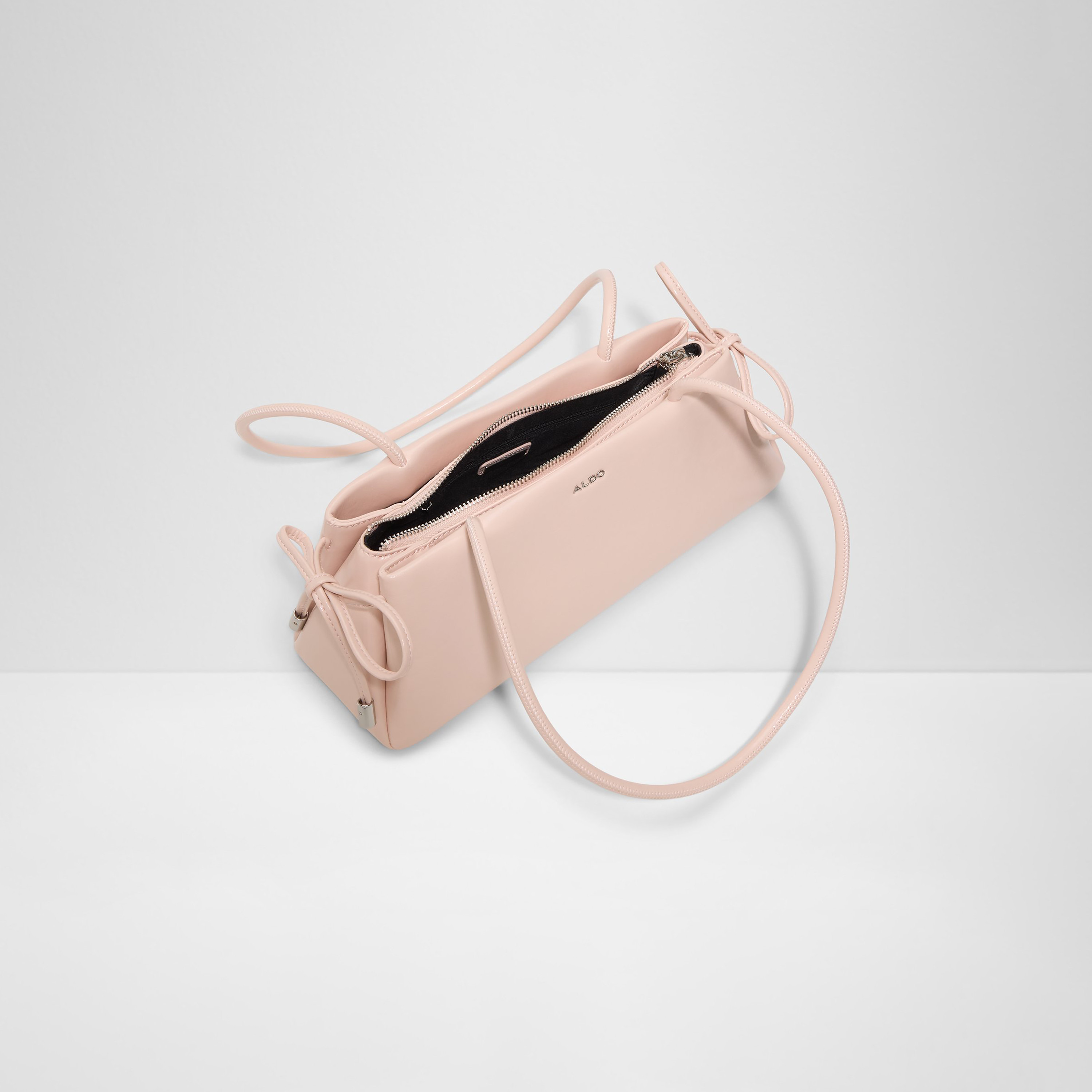 Aldo Alesandra Plain Double Handle Shoulder Bag with Zip Closure-women-bagsandwallets-handbags-image-3