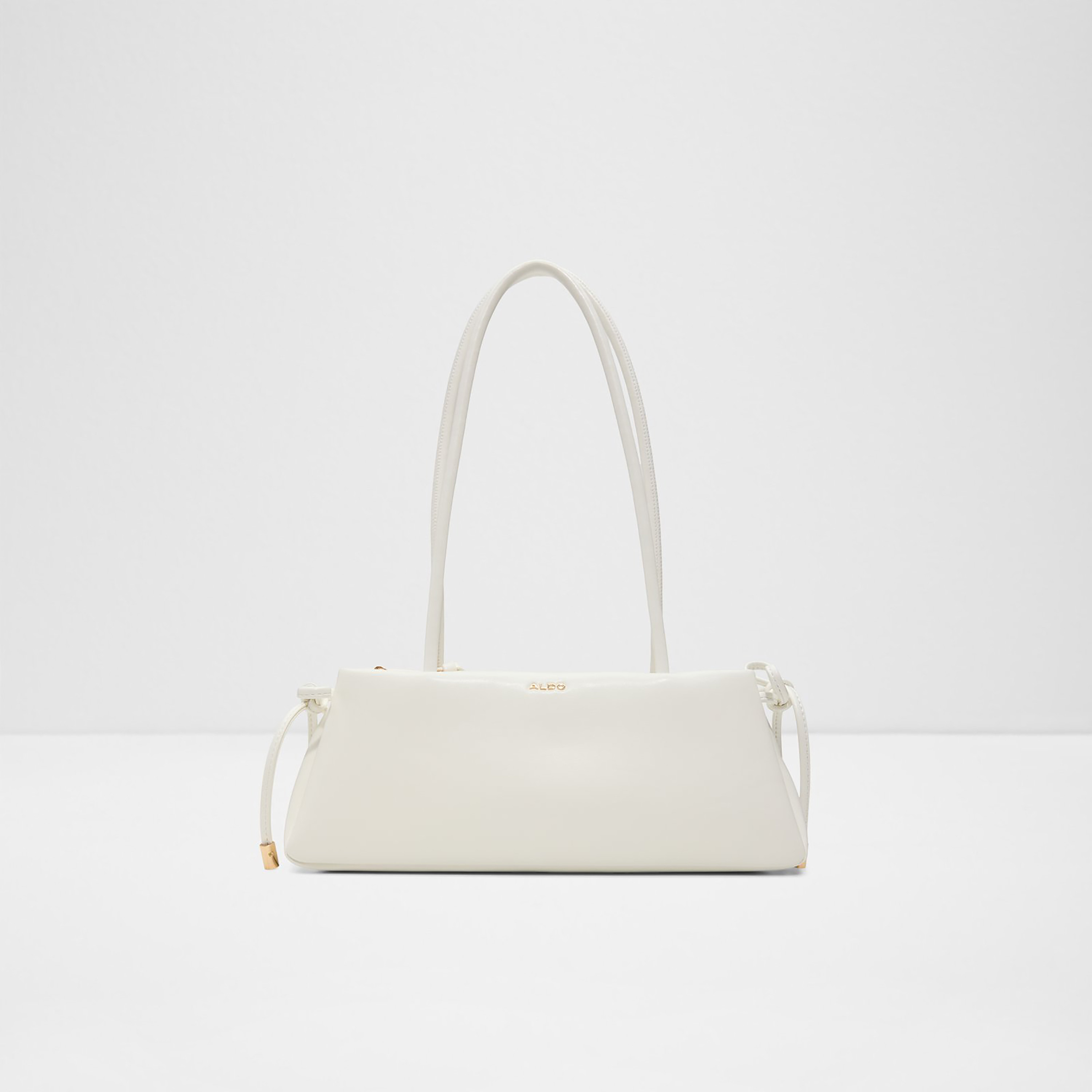 Aldo Alesandra Plain Double Handle Shoulder Bag with Zip Closure & Strap-women-bagsandwallets-handbags-image-1